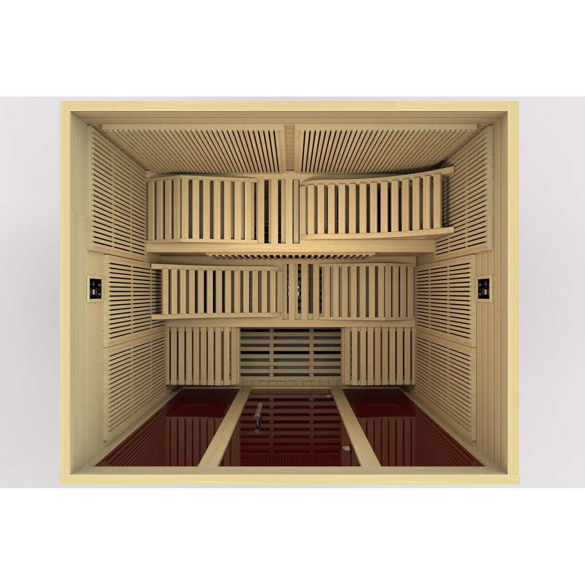 Dynamic Monaco Elite 6-person Ultra Low EMF FAR Infrared Sauna (Canadian Hemlock)
