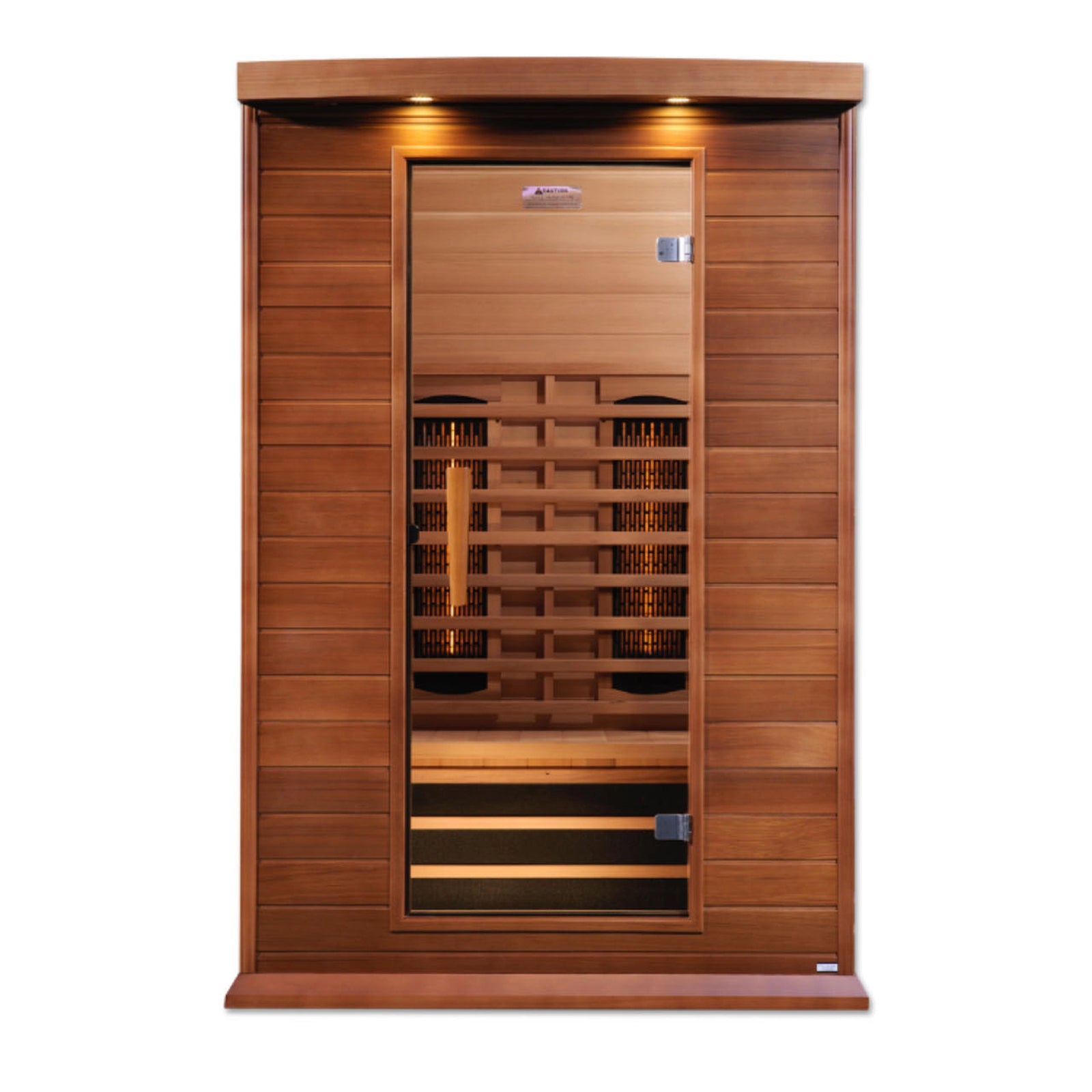 Maxxus Cholet Edition 2-Person Full Spectrum Near Zero EMF FAR Infrared Sauna (Canadian Red Cedar)