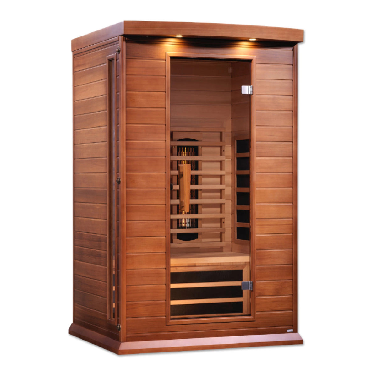Maxxus Cholet Edition 2-Person Full Spectrum Near Zero EMF FAR Infrared Sauna (Canadian Red Cedar)