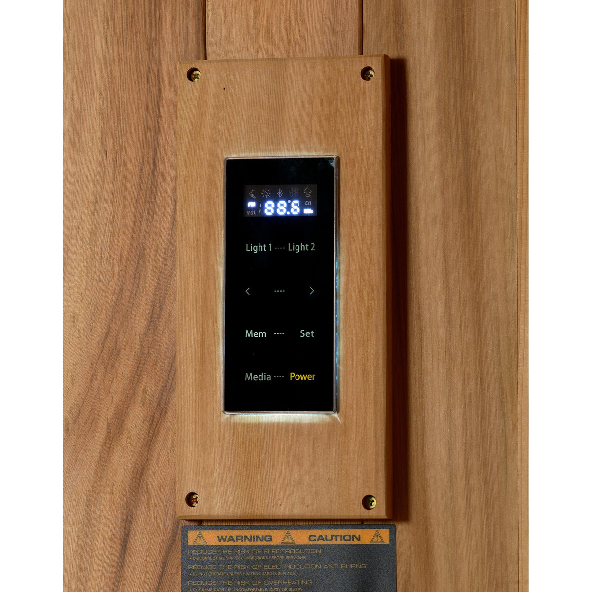 Golden Designs 2025 Updated "Copenhagen Edition" 3 Person Traditional Sauna - Canadian Red Cedar Interior and Pacific Premium Clear Cedar Exterior