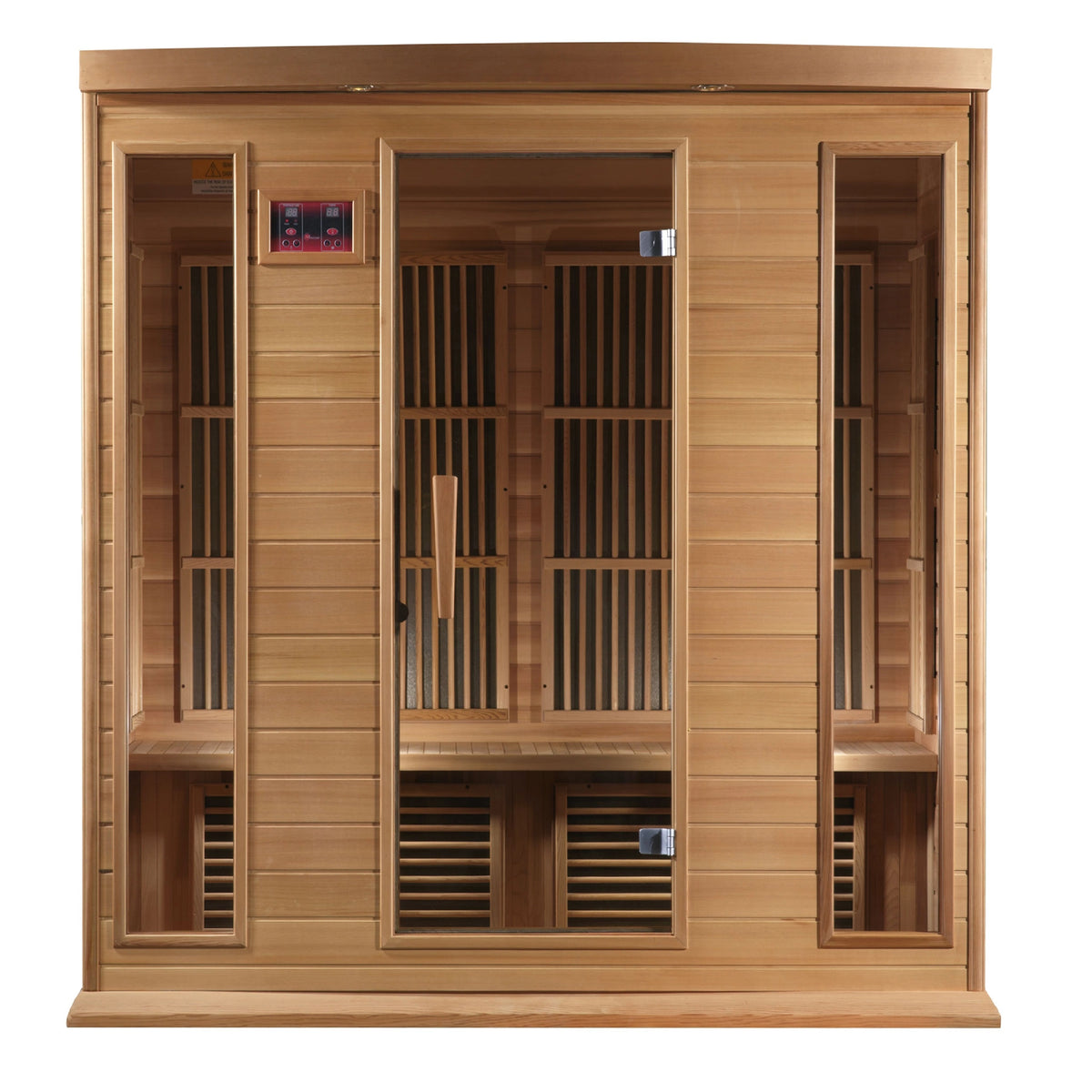 Maxxus 4-Person Low EMF FAR Infrared Sauna (Canadian Red Cedar)