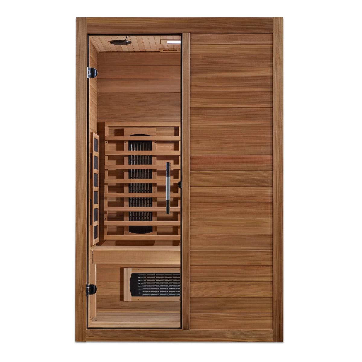 Maxxus S-Line Yoga 2-Person Full Spectrum Near Zero EMF FAR Infrared Sauna (Pacific Cedar)