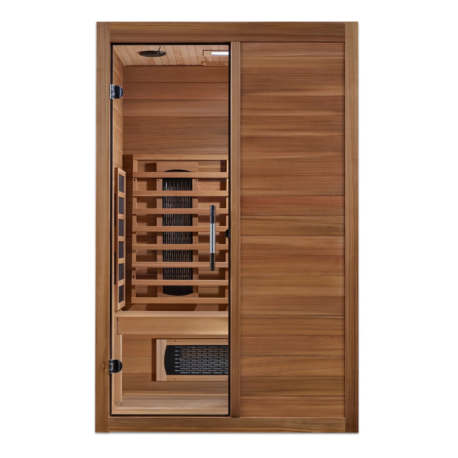 Maxxus S-Line Yoga 2-Person Full Spectrum Near Zero EMF FAR Infrared Sauna (Pacific Cedar)