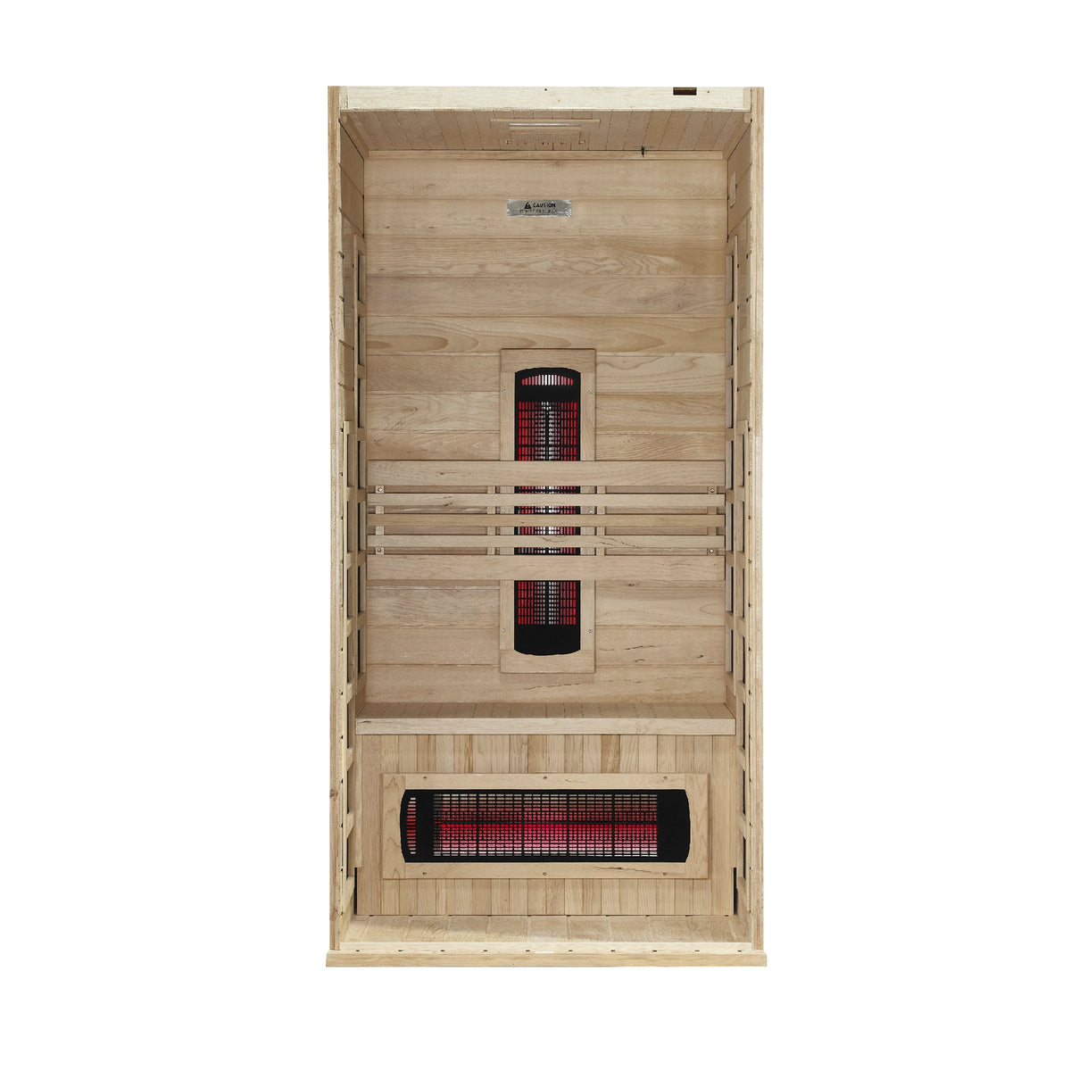 Dynamic Martin 1-2-Person Full Spectrum Near Zero EMF FAR Infrared Sauna (Canadian Hemlock)