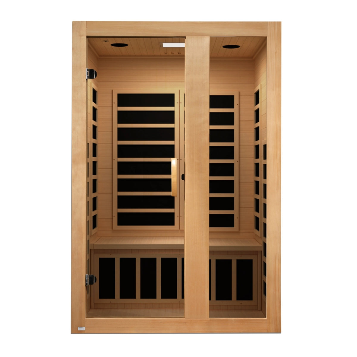 Dynamic Serena 2-person Low EMF FAR Infrared Sauna (Canadian Hemlock)