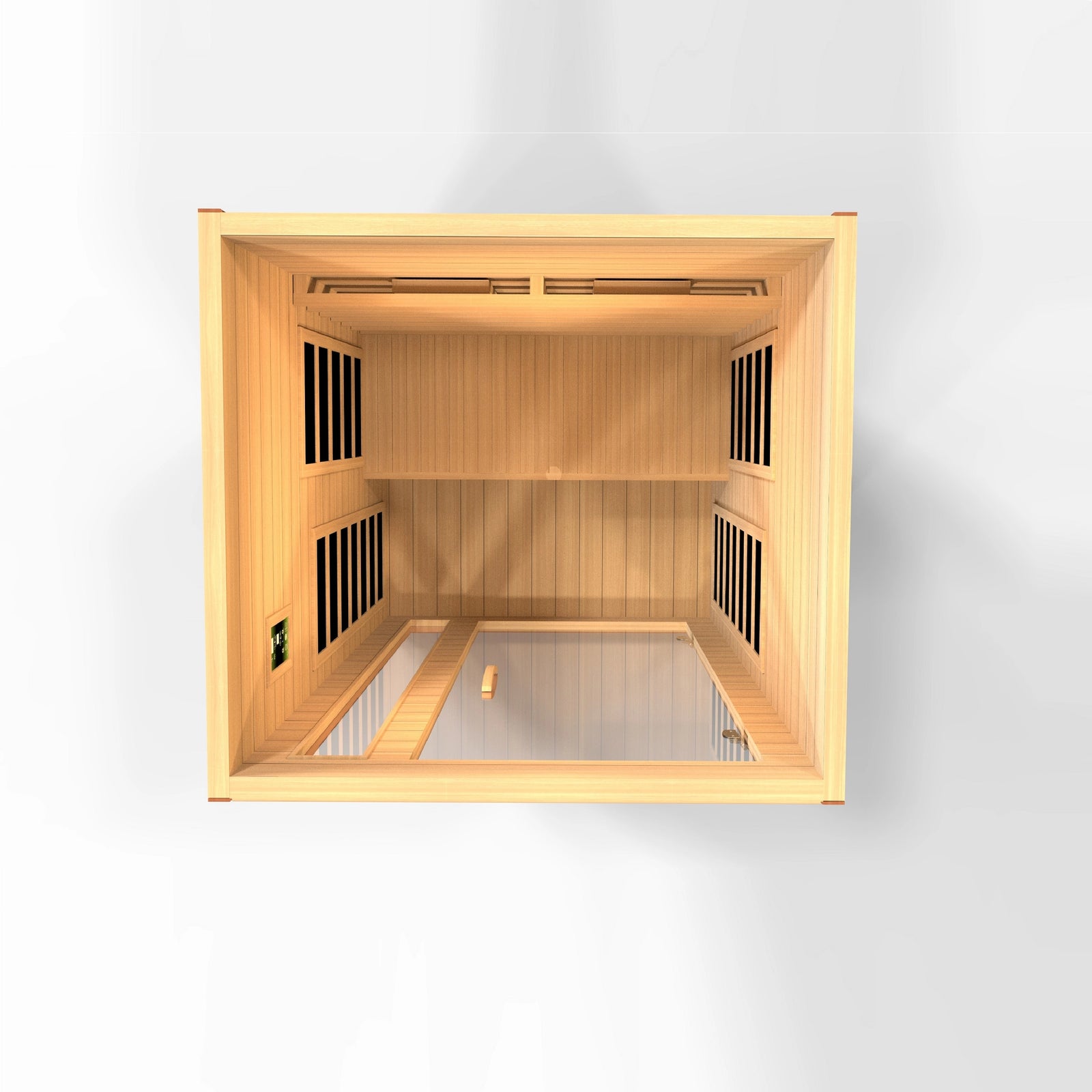 Dynamic Cordoba 2-Person Full Spectrum Near Zero EMF FAR Infrared Sauna (Canadian Hemlock)