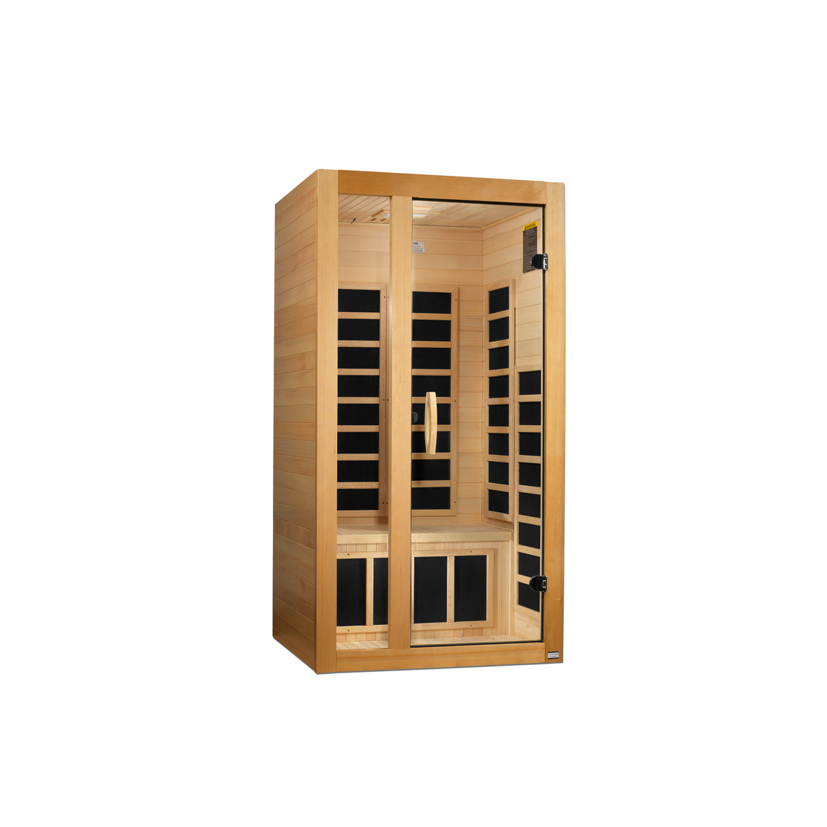 Dynamic Gracia 1-2-person Low EMF FAR Infrared Sauna (Canadian Hemlock)