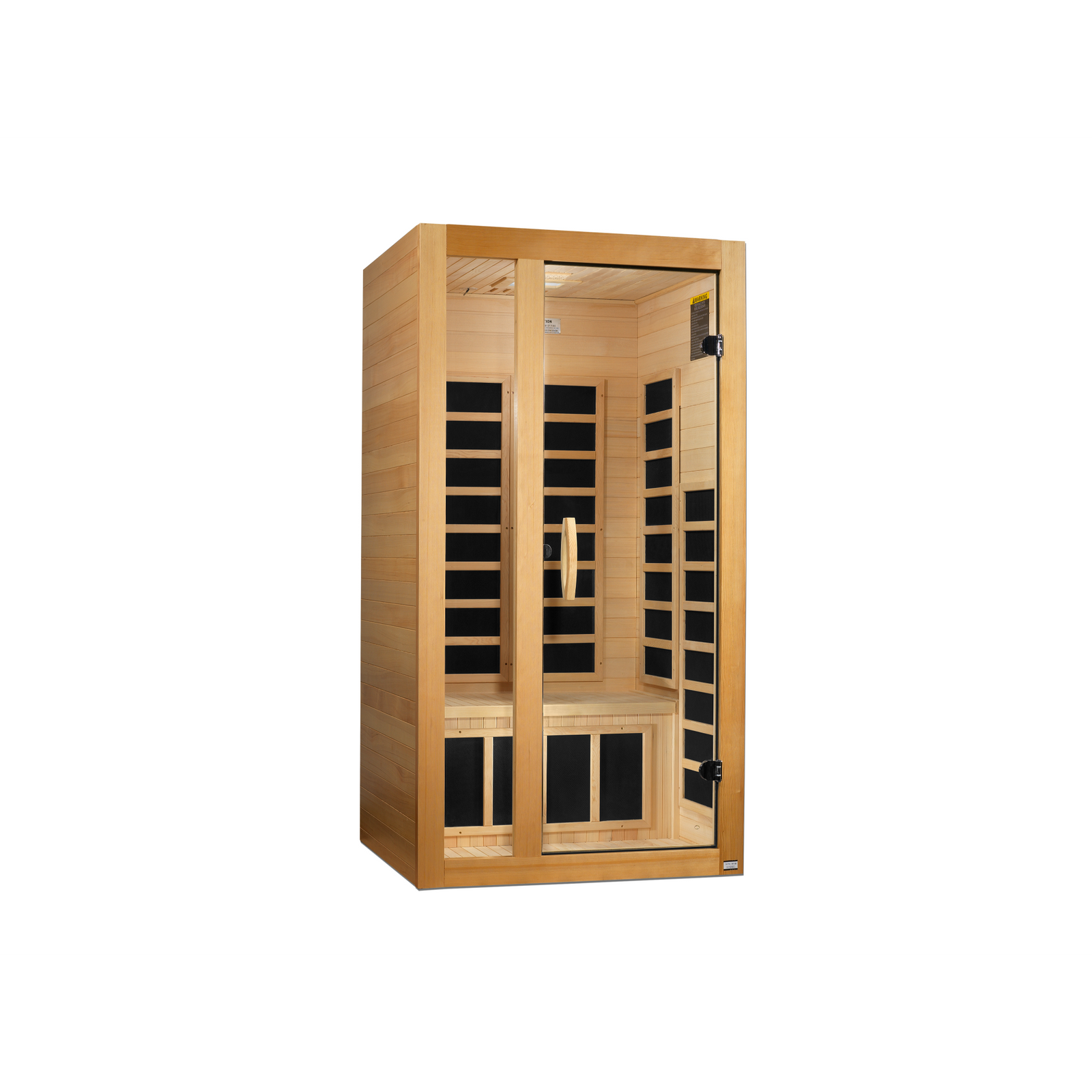Dynamic Gracia 1-2-person Low EMF FAR Infrared Sauna (Canadian Hemlock)
