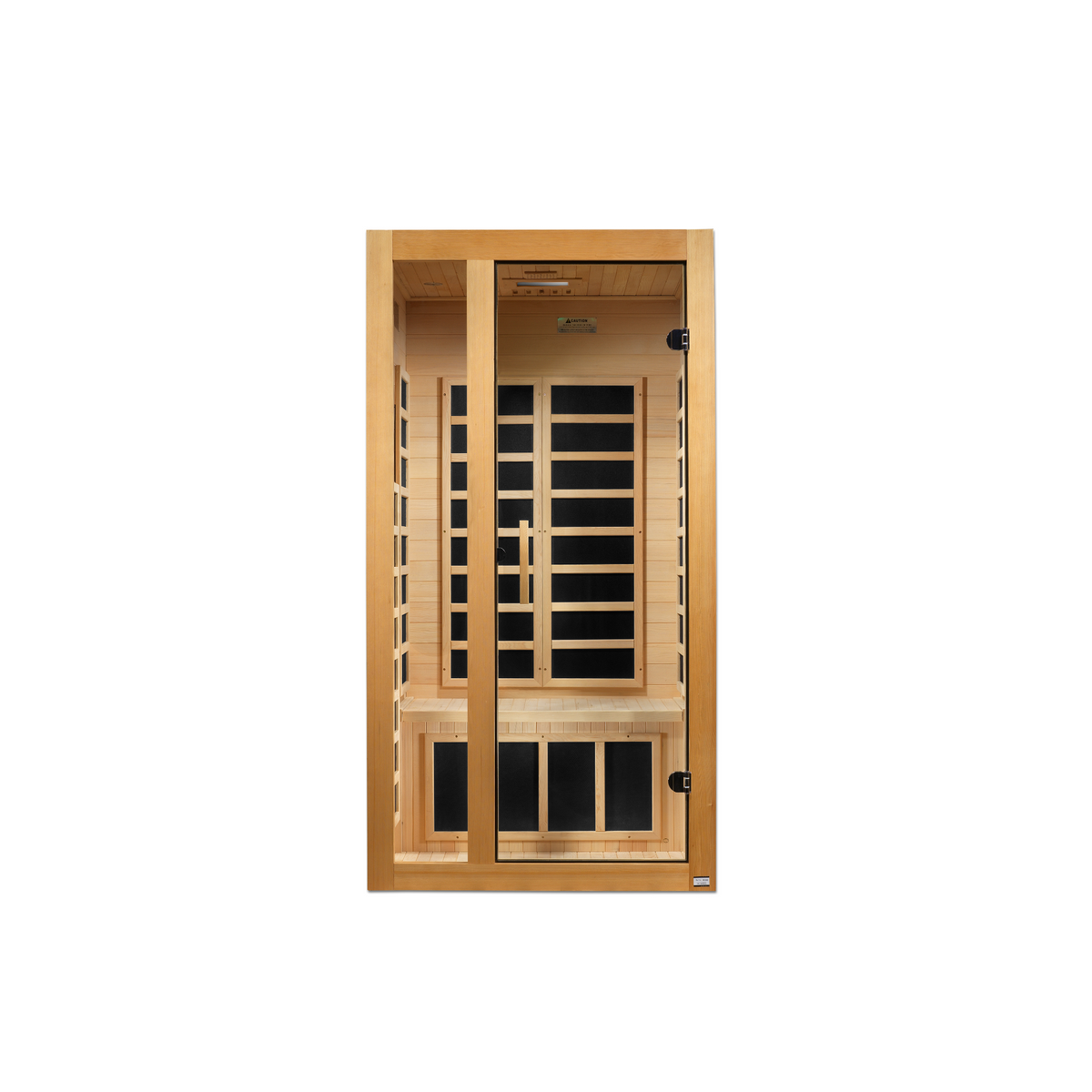 Dynamic Gracia 1-2-person Low EMF FAR Infrared Sauna (Canadian Hemlock)