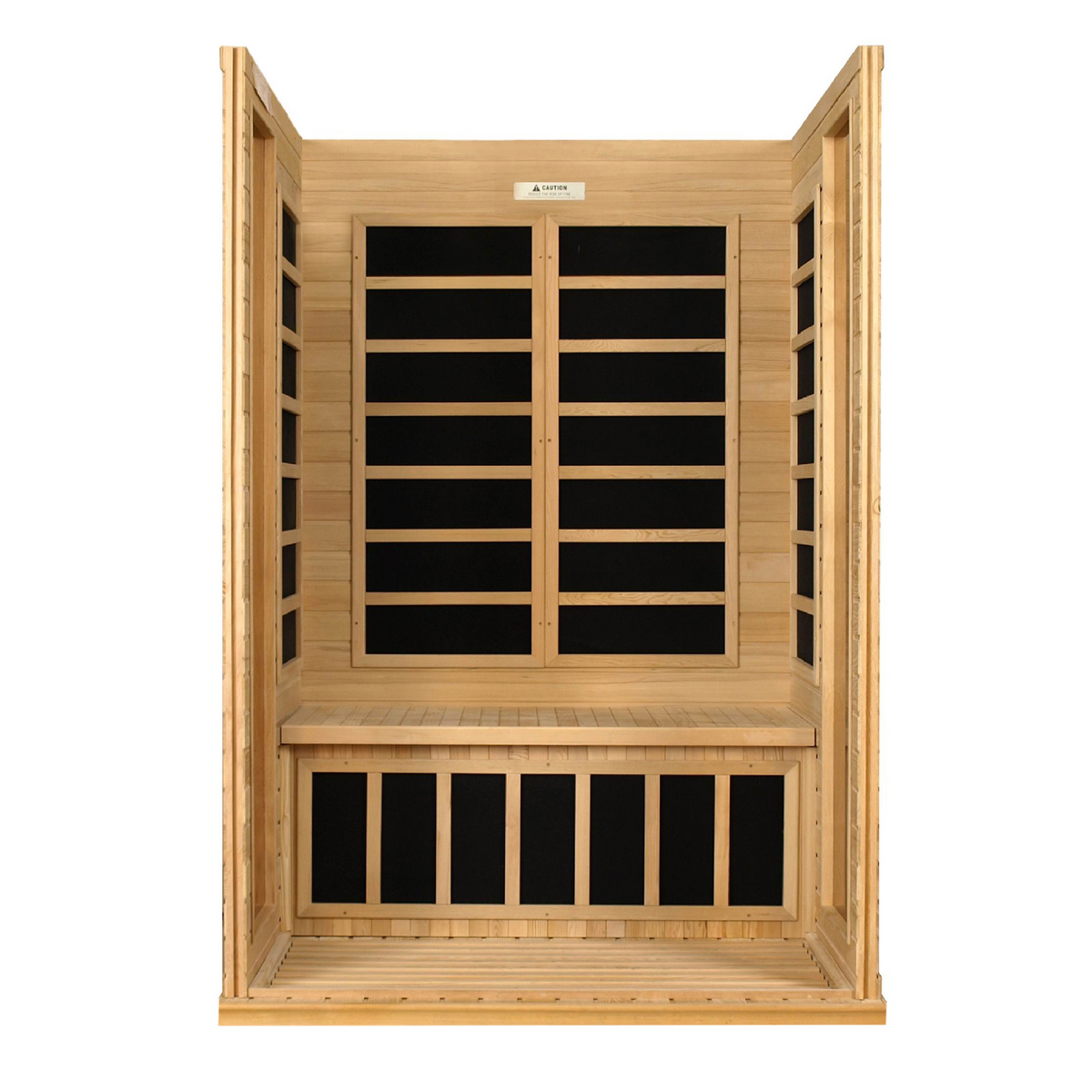 Dynamic Versailles 2-person Low EMF FAR Infrared Sauna (Canadian Hemlock)