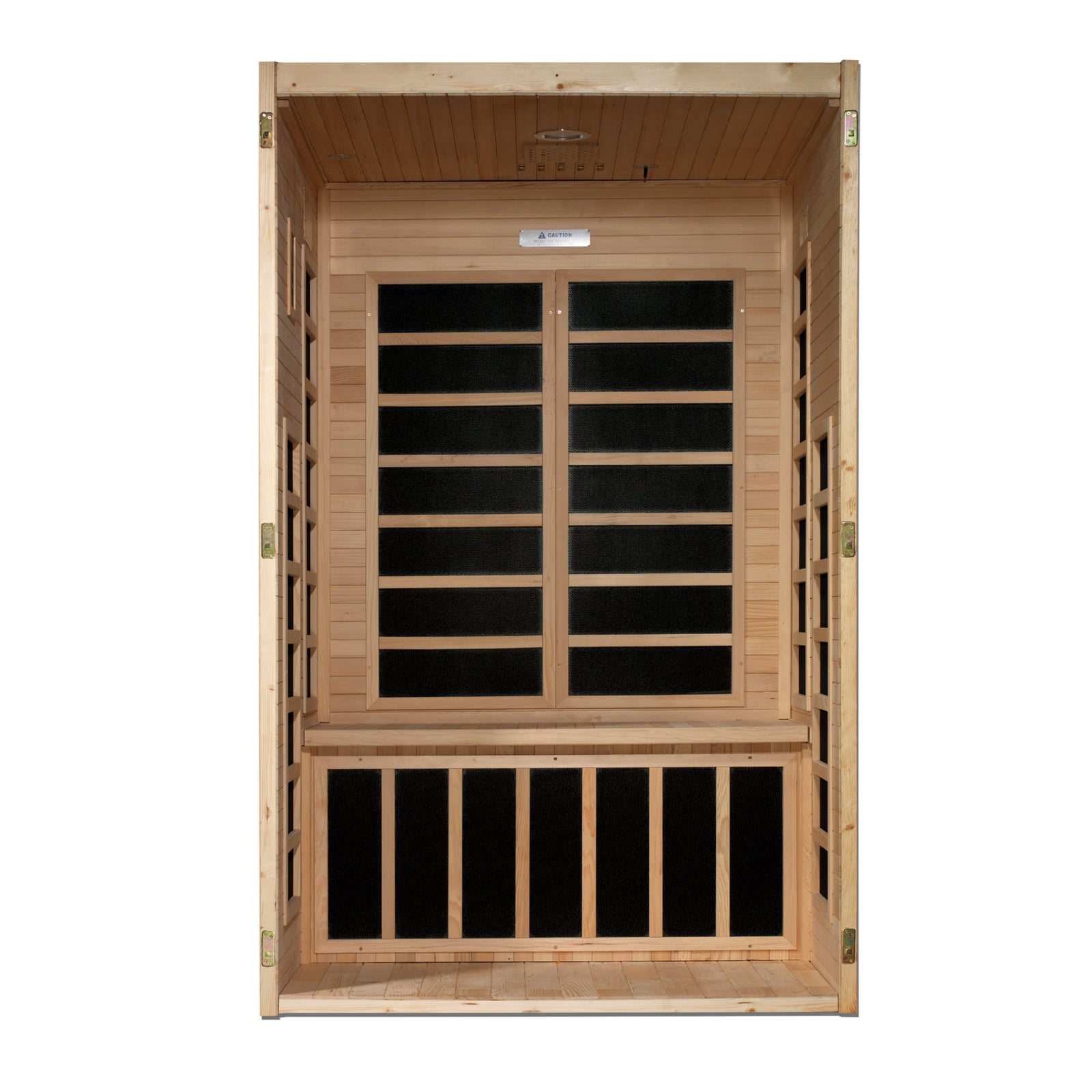 Dynamic Santiago 2-person Low EMF FAR Infrared Sauna (Canadian Hemlock)