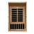 Dynamic Santiago 2-person Low EMF FAR Infrared Sauna (Canadian Hemlock)