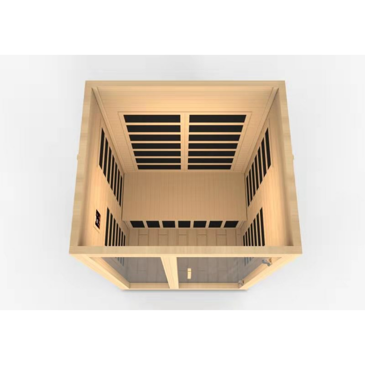 Dynamic Santiago 2-person Low EMF FAR Infrared Sauna (Canadian Hemlock)