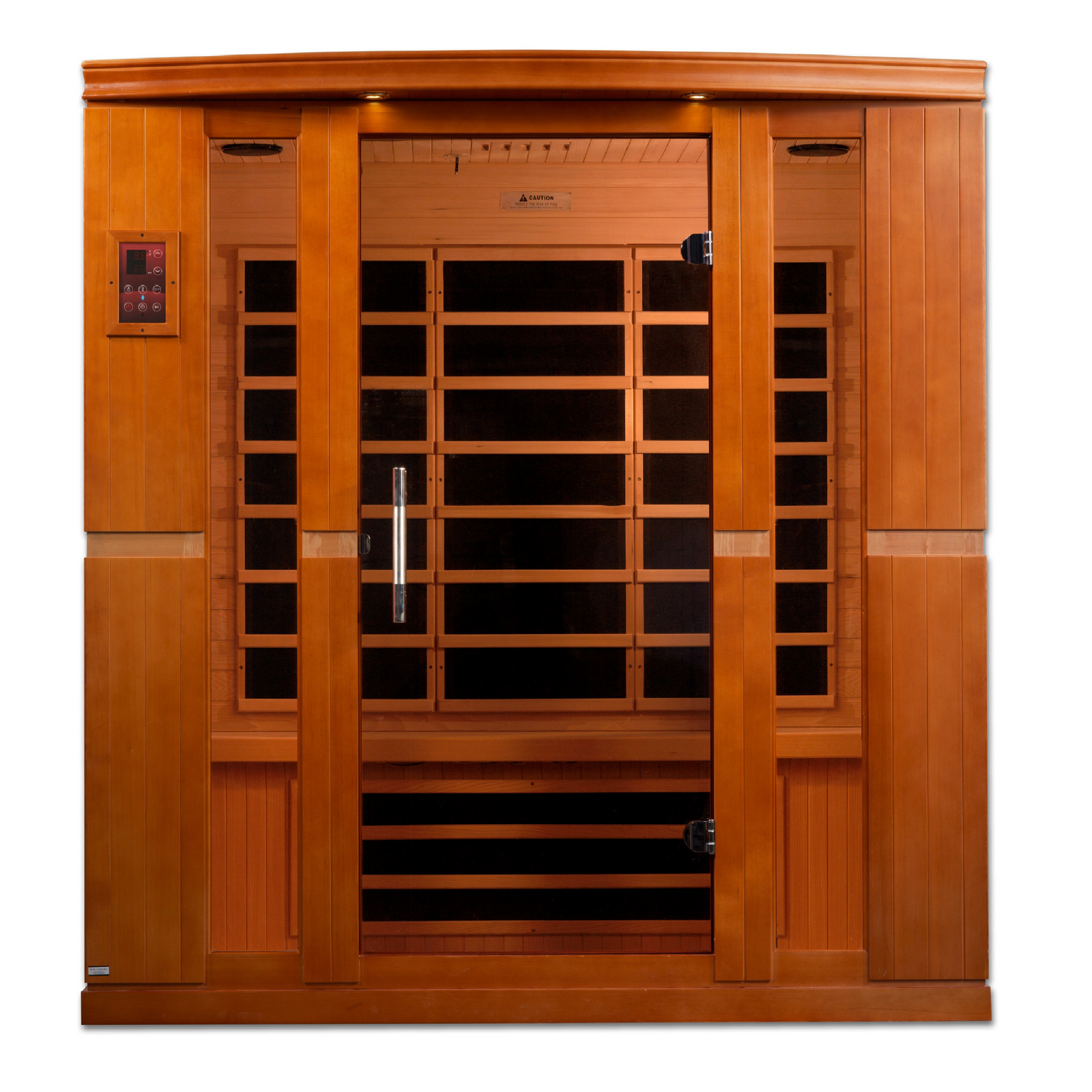 Dynamic Bergamo 4-person Low EMF FAR Infrared Sauna (Canadian Hemlock)