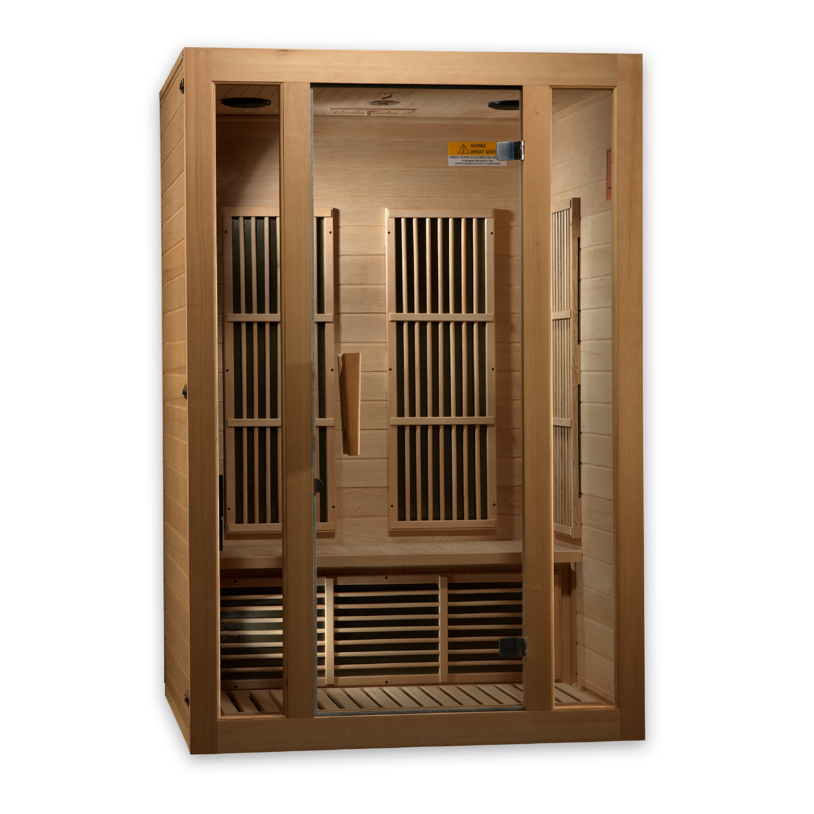 Maxxus Seattle 2-Person Low EMF FAR Infrared Sauna (Canadian Hemlock)