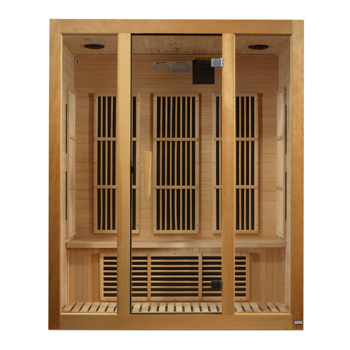 Maxxus Bellevue 3-Person Low EMF FAR Infrared Sauna (Canadian Hemlock)