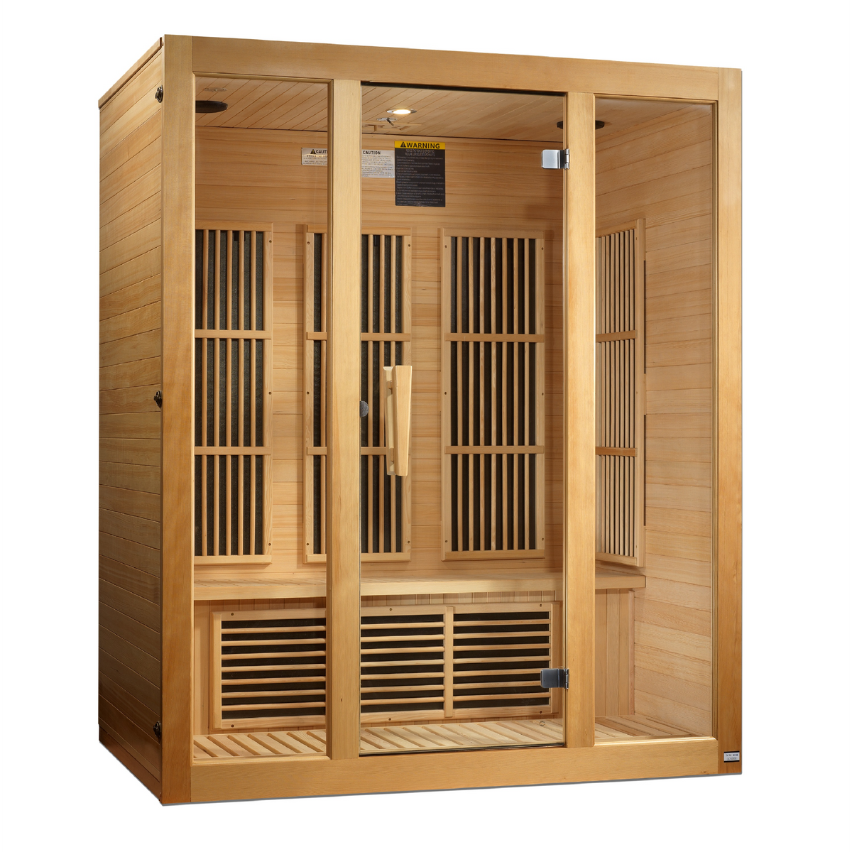Maxxus Bellevue 3-Person Low EMF FAR Infrared Sauna (Canadian Hemlock)