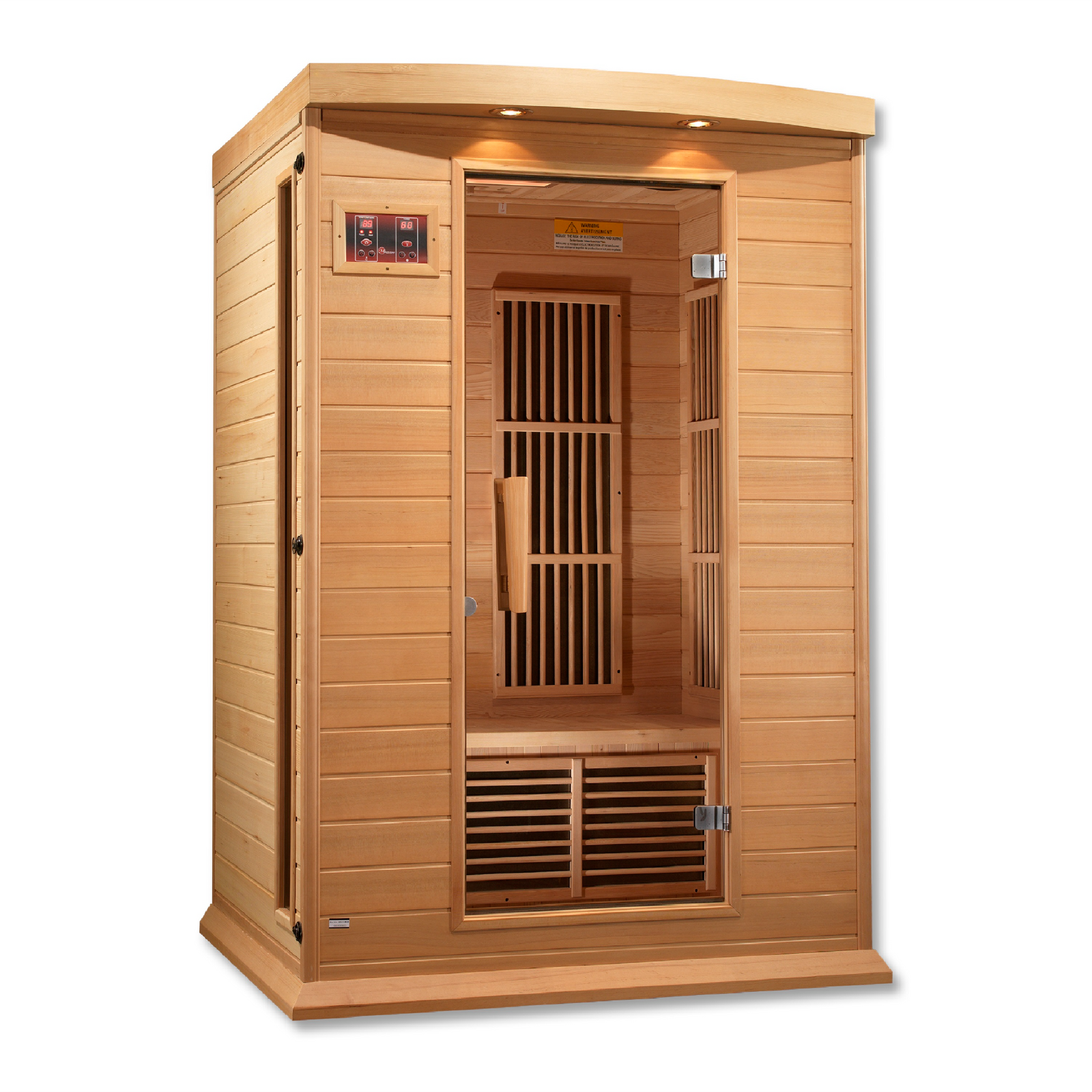 Maxxus 2-Person Low EMF FAR Infrared Sauna (Canadian Hemlock)
