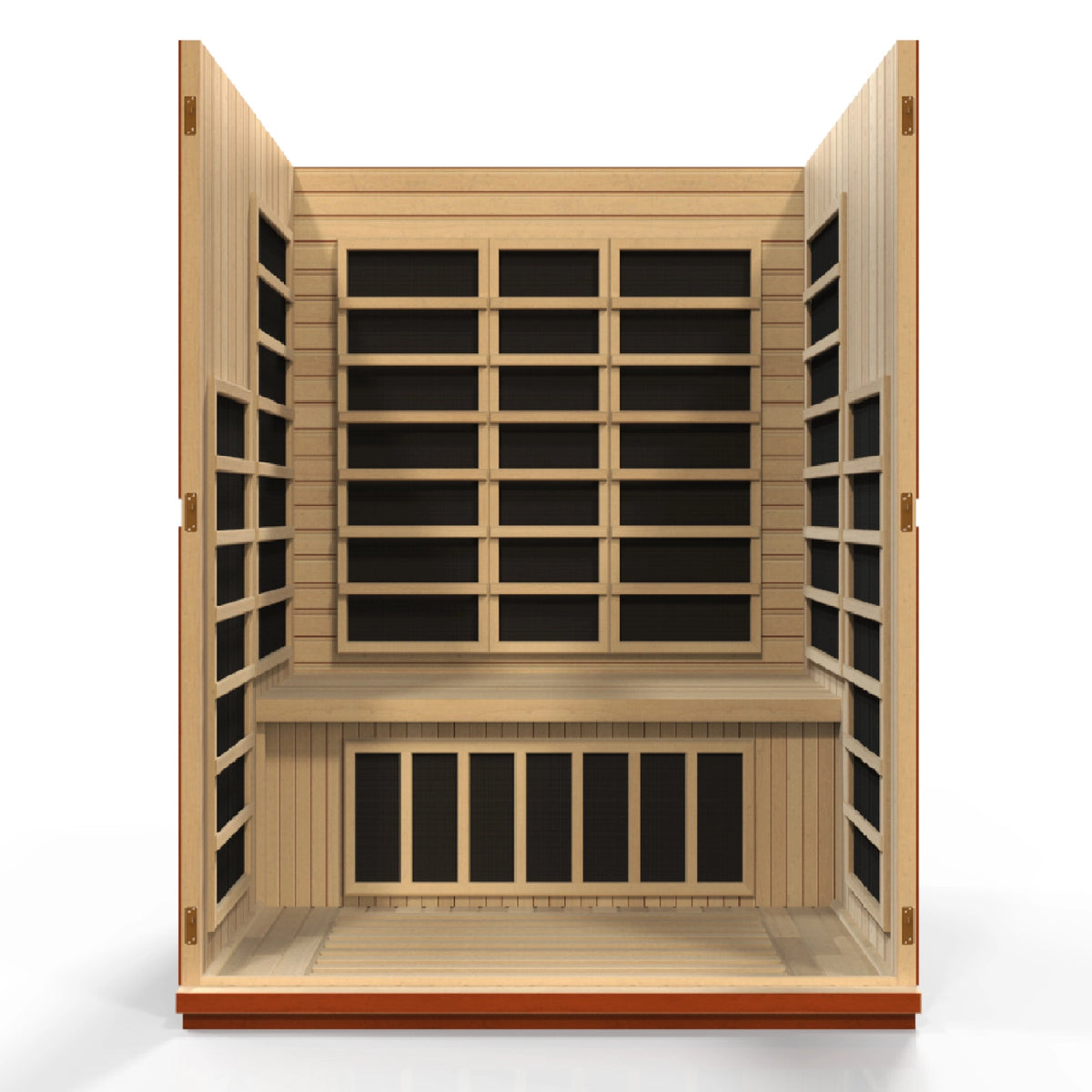 Dynamic Bellagio Elite 3-person Ultra Low EMF FAR Infrared Sauna (Canadian Hemlock)
