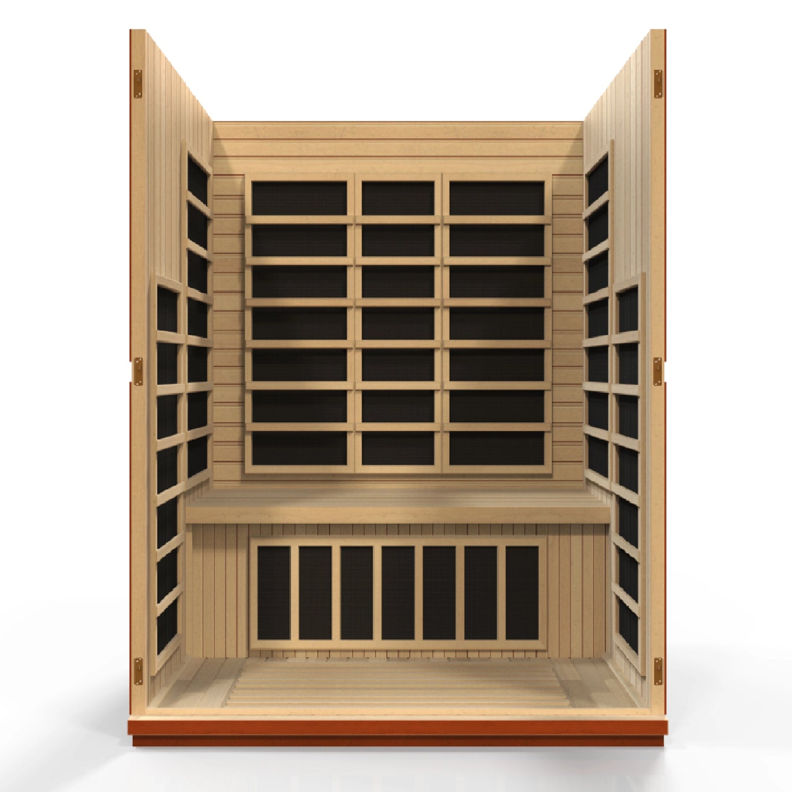 Dynamic Bellagio Elite 3-person Ultra Low EMF FAR Infrared Sauna (Canadian Hemlock)