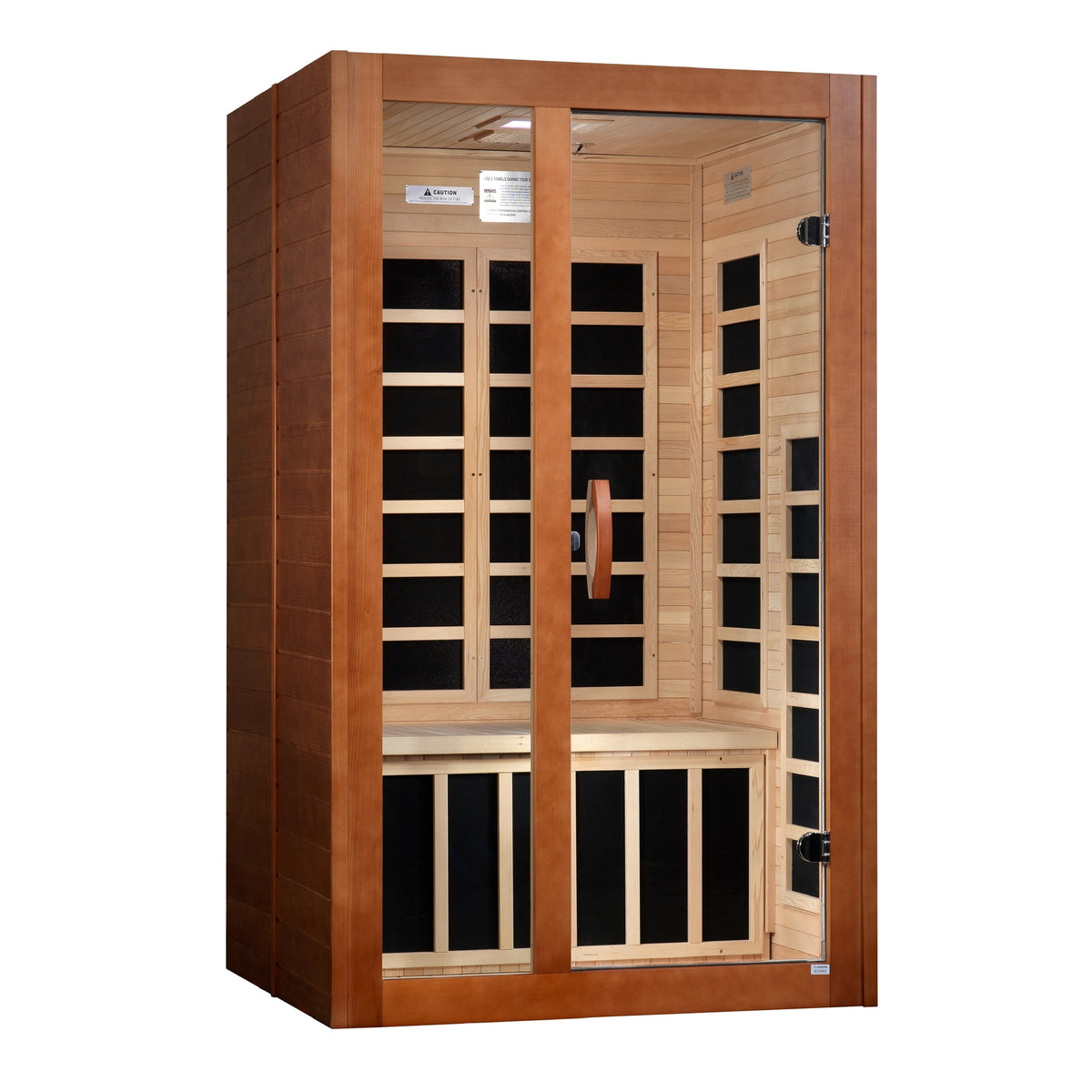 Dynamic Santiago Elite 2-person Ultra Low EMF FAR Infrared Sauna (Canadian Hemlock)
