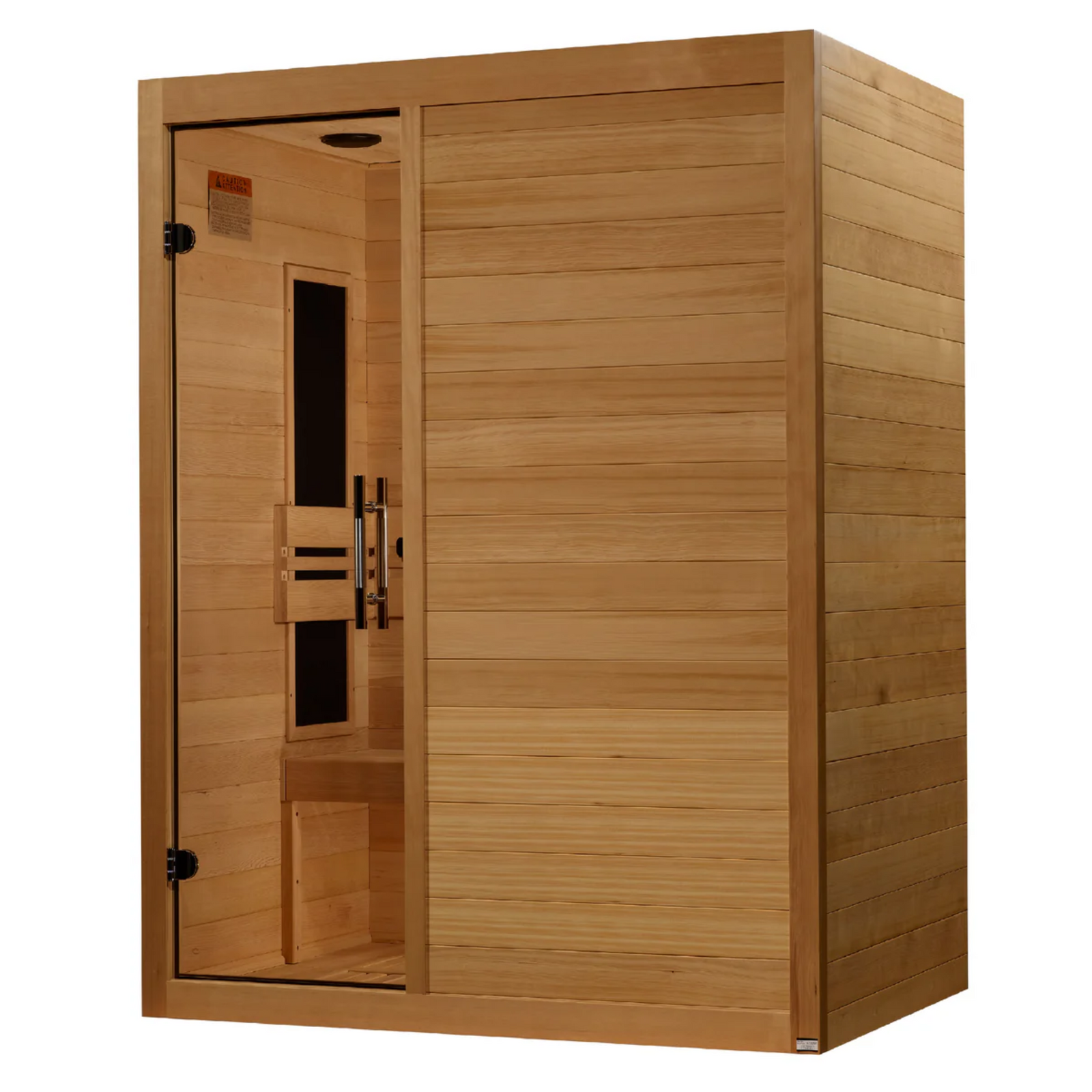 Maxxus S-Line Yoga Elite 3-Person Ultra Low EMF FAR Infrared Sauna (Canadian Hemlock)