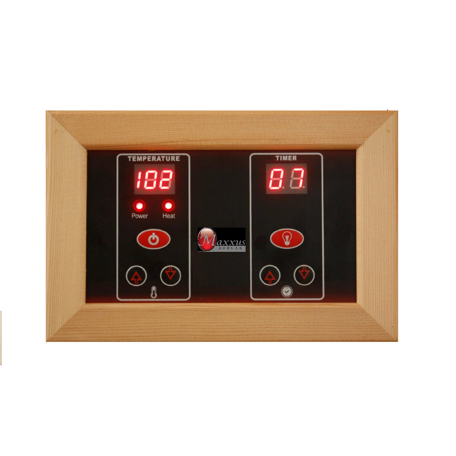 Maxxus 4-Person Low EMF FAR Infrared Sauna (Canadian Hemlock)