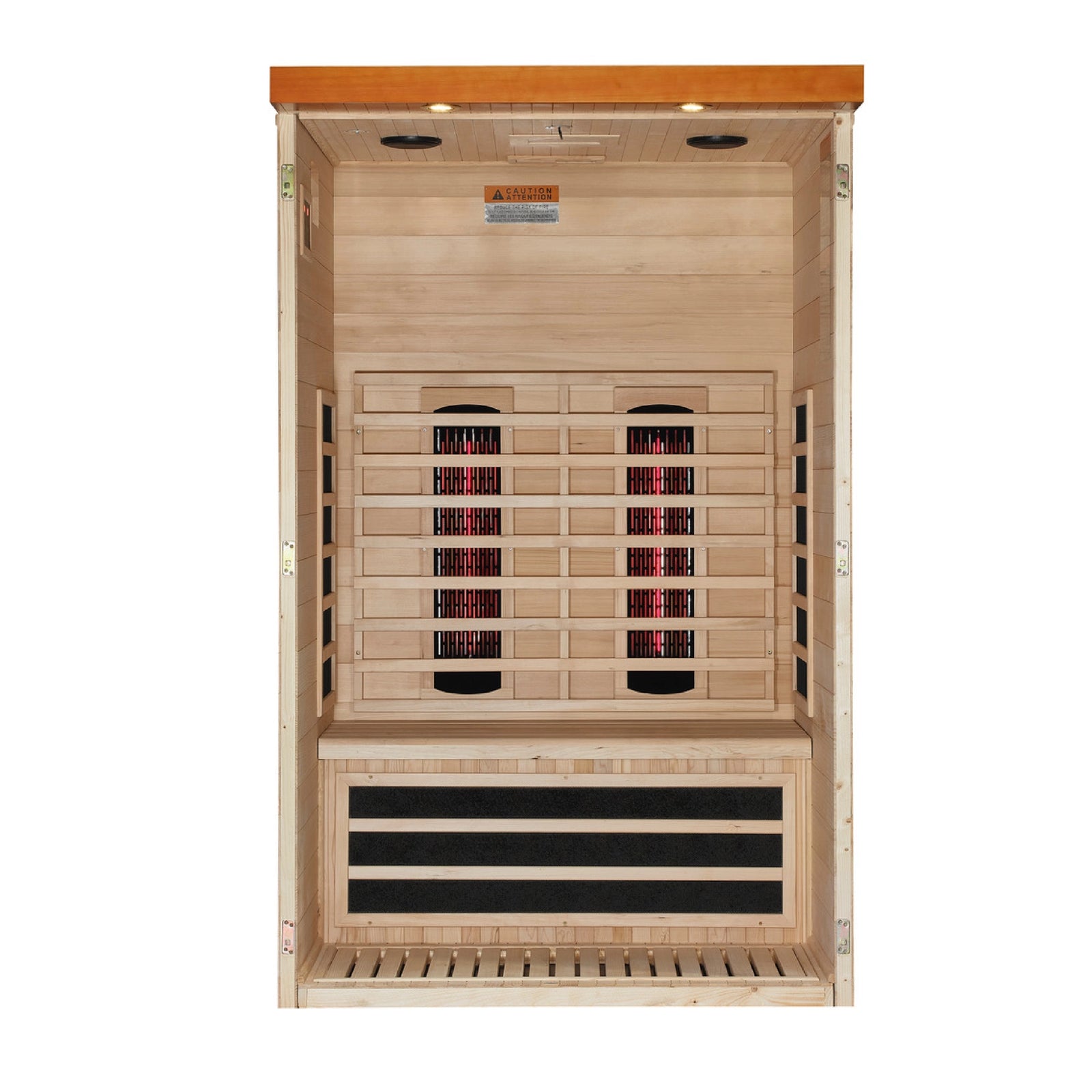 Dynamic Llumeneres 2-Person Full Spectrum Near Zero EMF FAR Infrared Sauna (Canadian Hemlock)