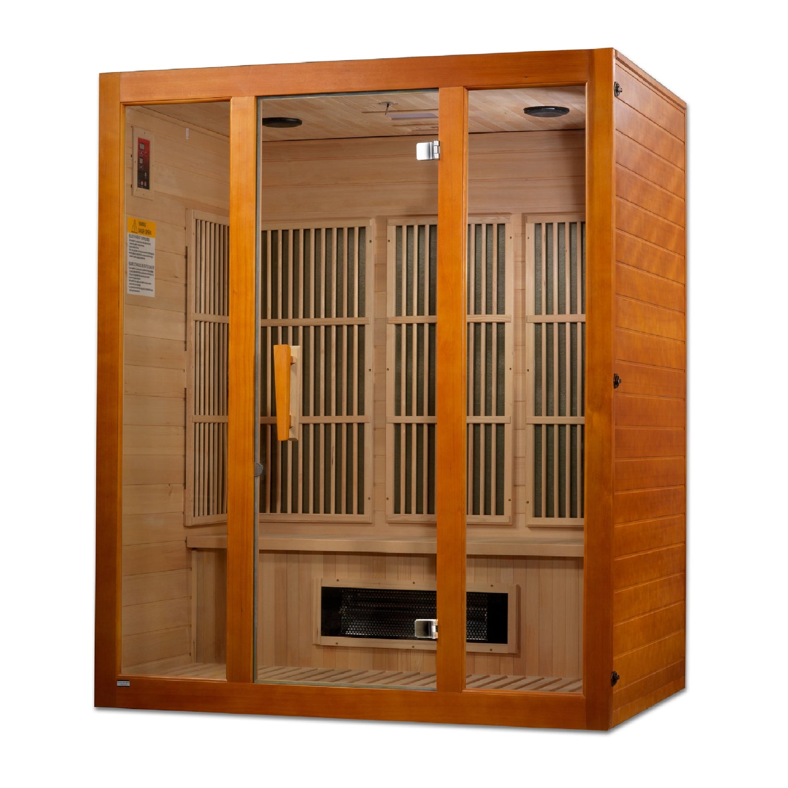 Maxxus Alpine 3-Person Low EMF FAR Infrared Sauna (Canadian Hemlock)