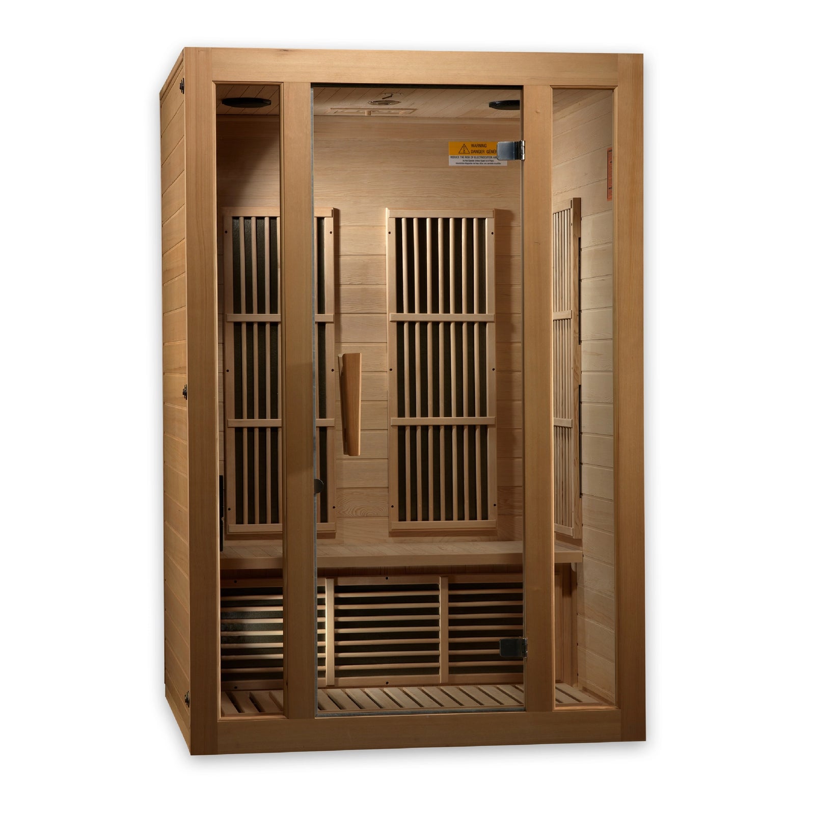 Maxxus Seattle 2-Person Near Zero EMF FAR Infrared Sauna (Canadian Hemlock)