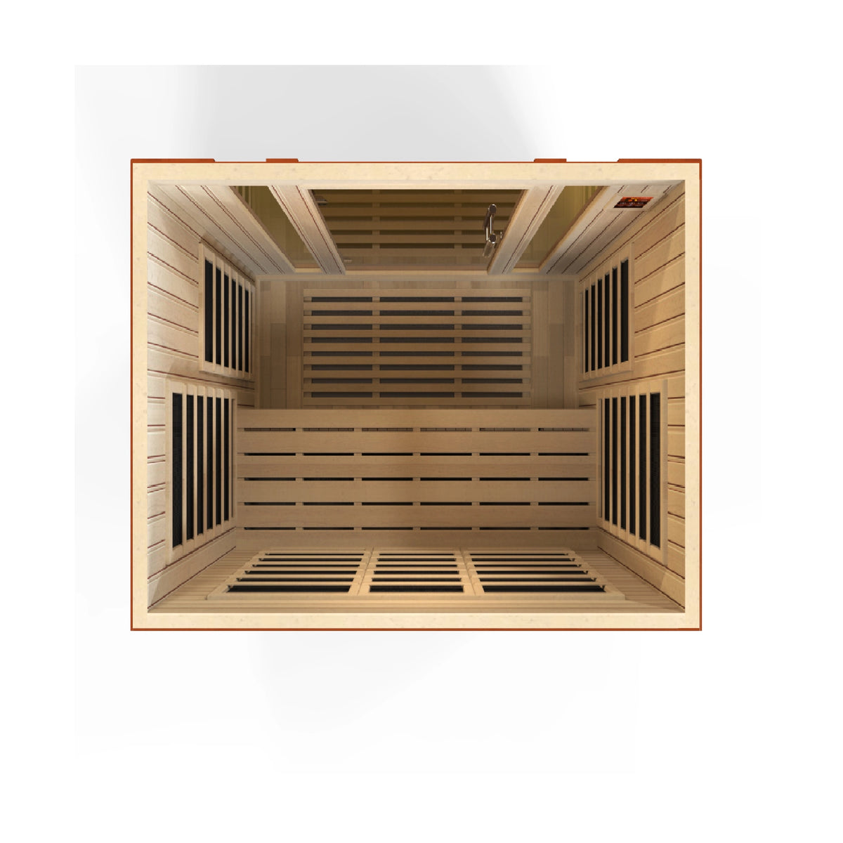 Dynamic Bellagio Elite 3-person Ultra Low EMF FAR Infrared Sauna (Canadian Hemlock)