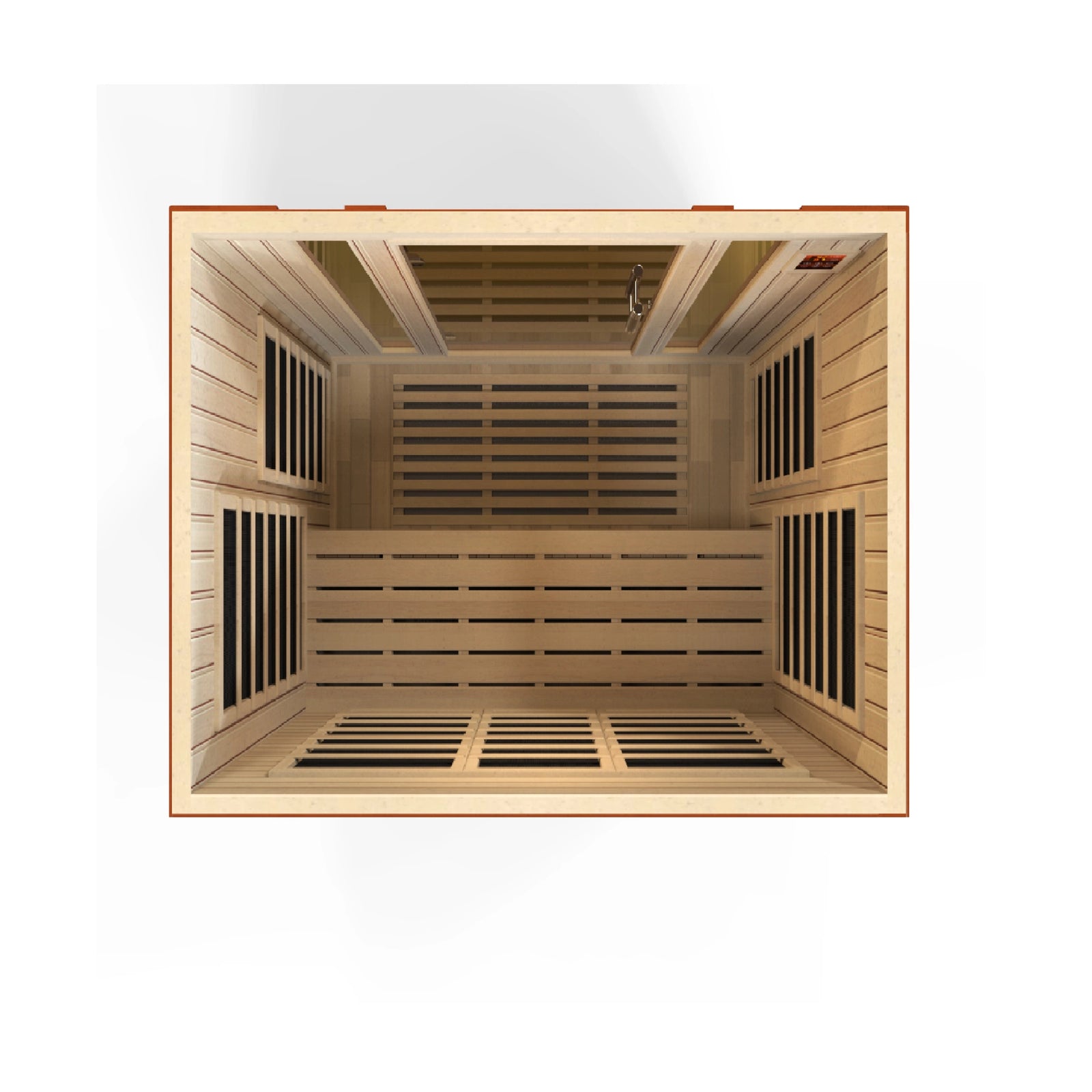 Dynamic Bellagio Elite 3-person Ultra Low EMF FAR Infrared Sauna (Canadian Hemlock)