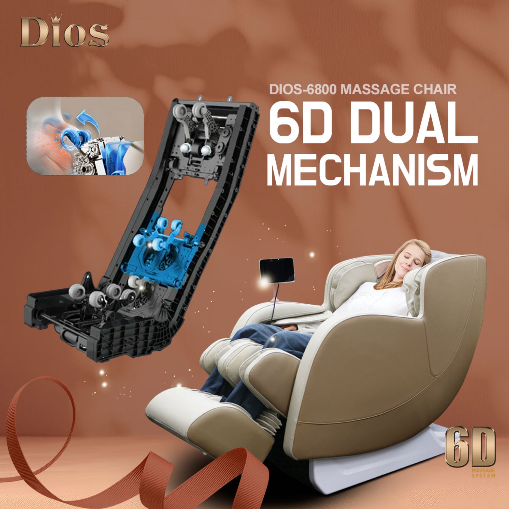 Kahuna Dios-6800 6D Massage Chair