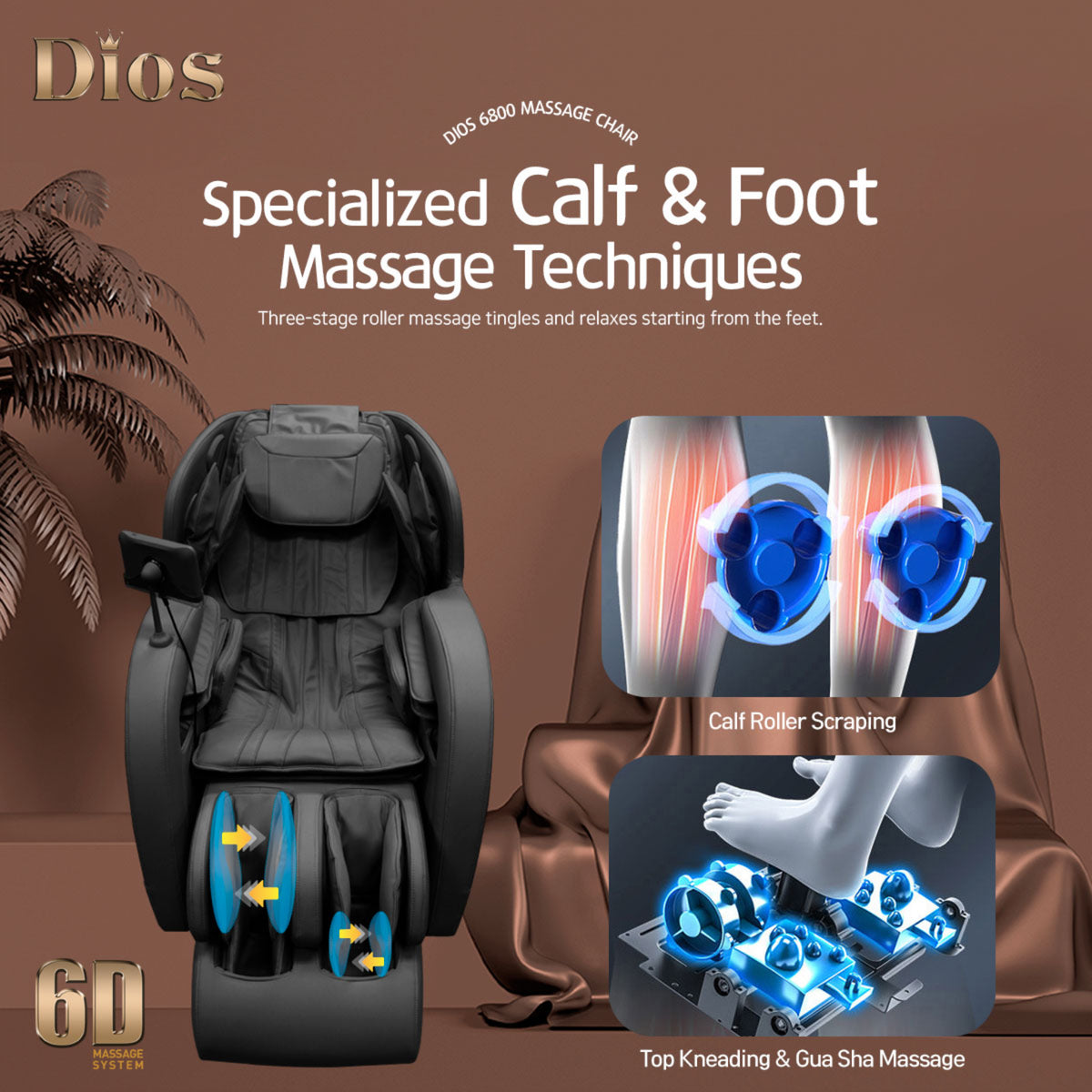 Kahuna Dios-6800 6D Massage Chair