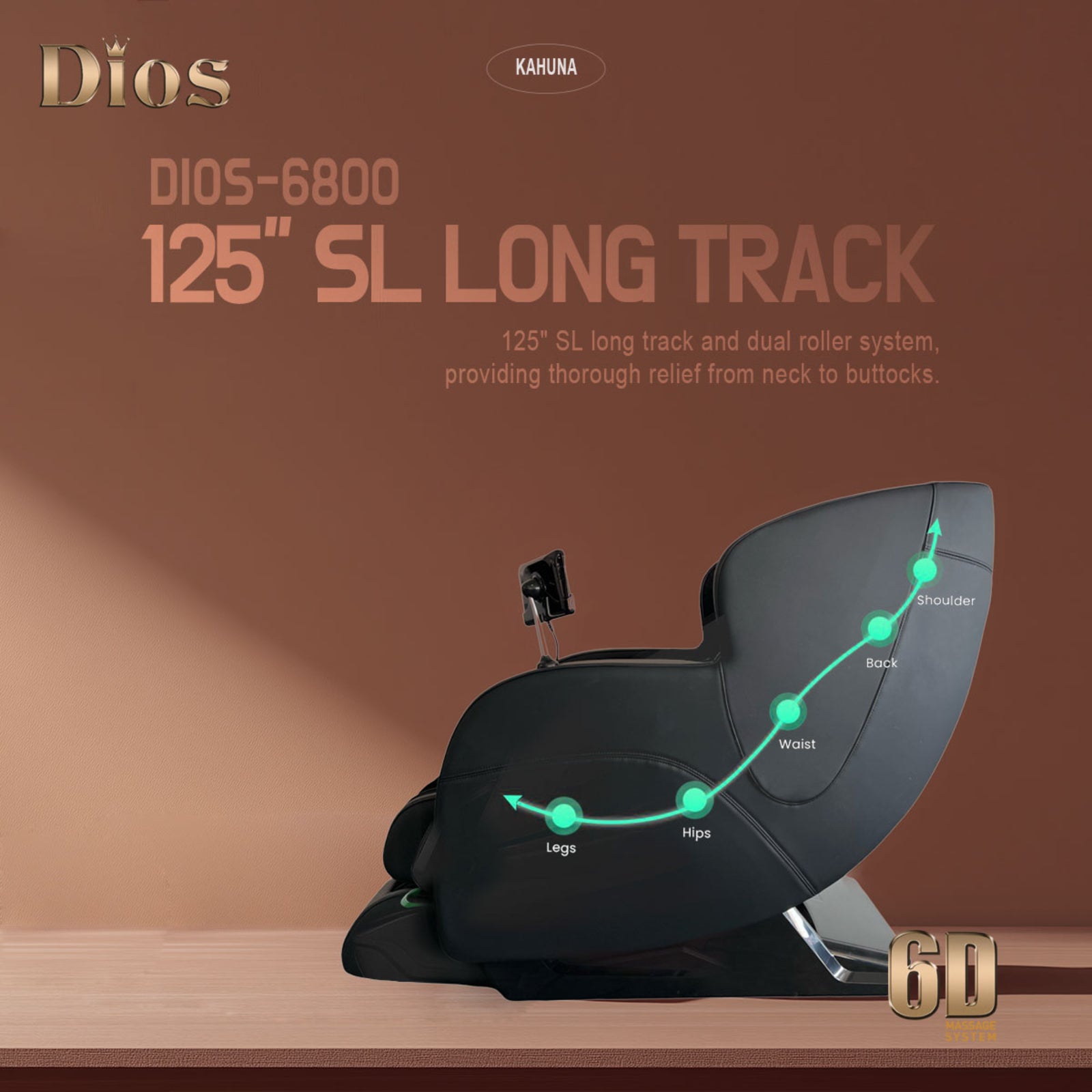 Kahuna Dios-6800 6D Massage Chair