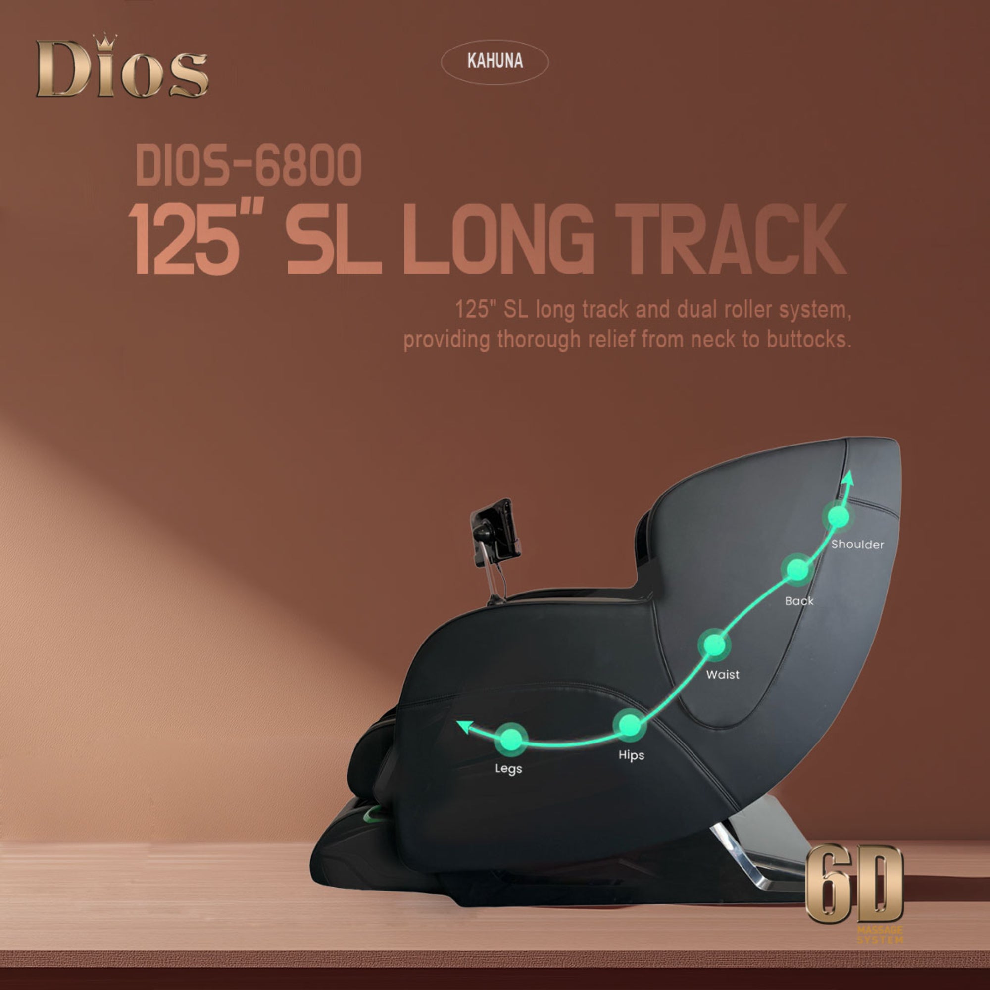 Kahuna Dios-6800 6D Massage Chair