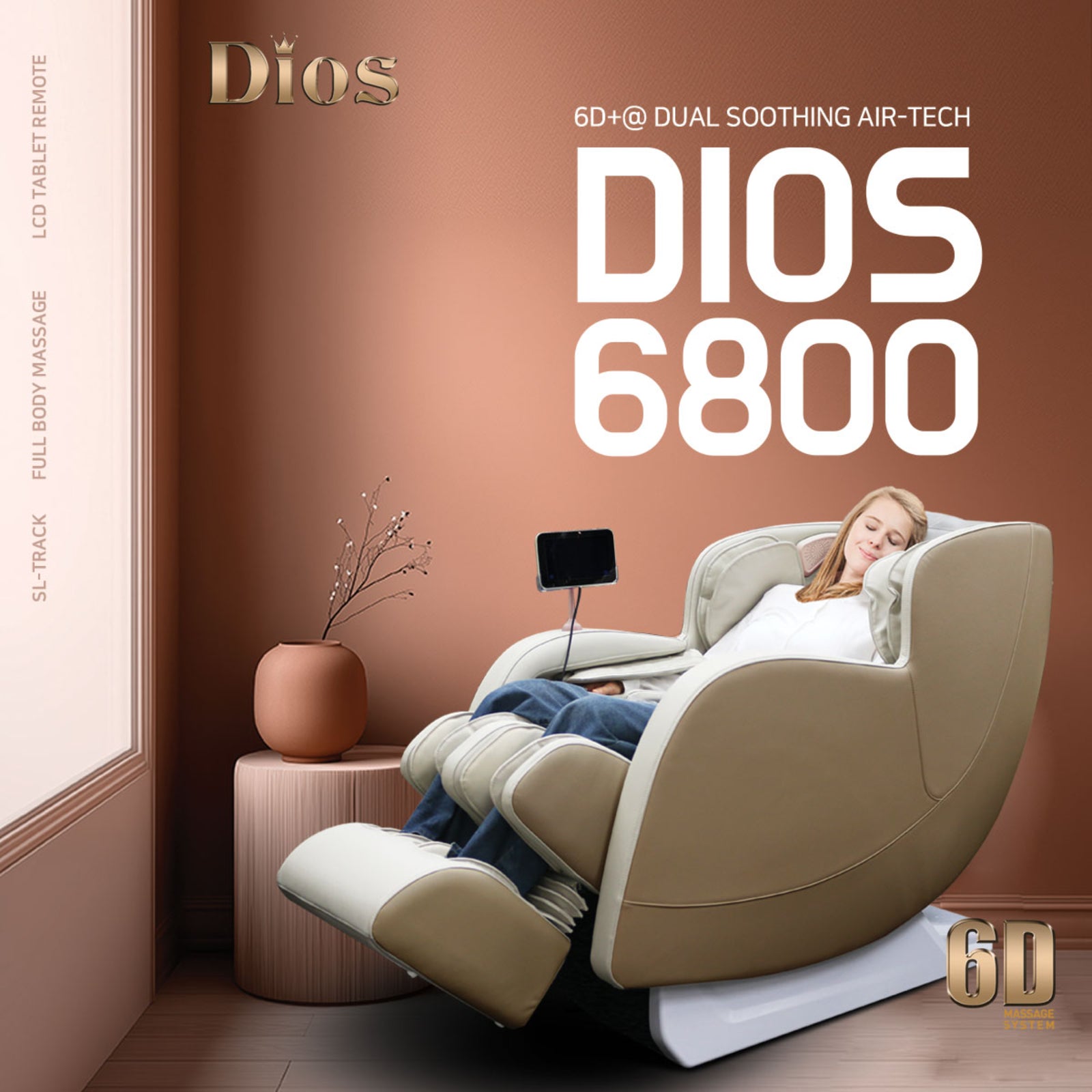 Kahuna Dios-6800 6D Massage Chair