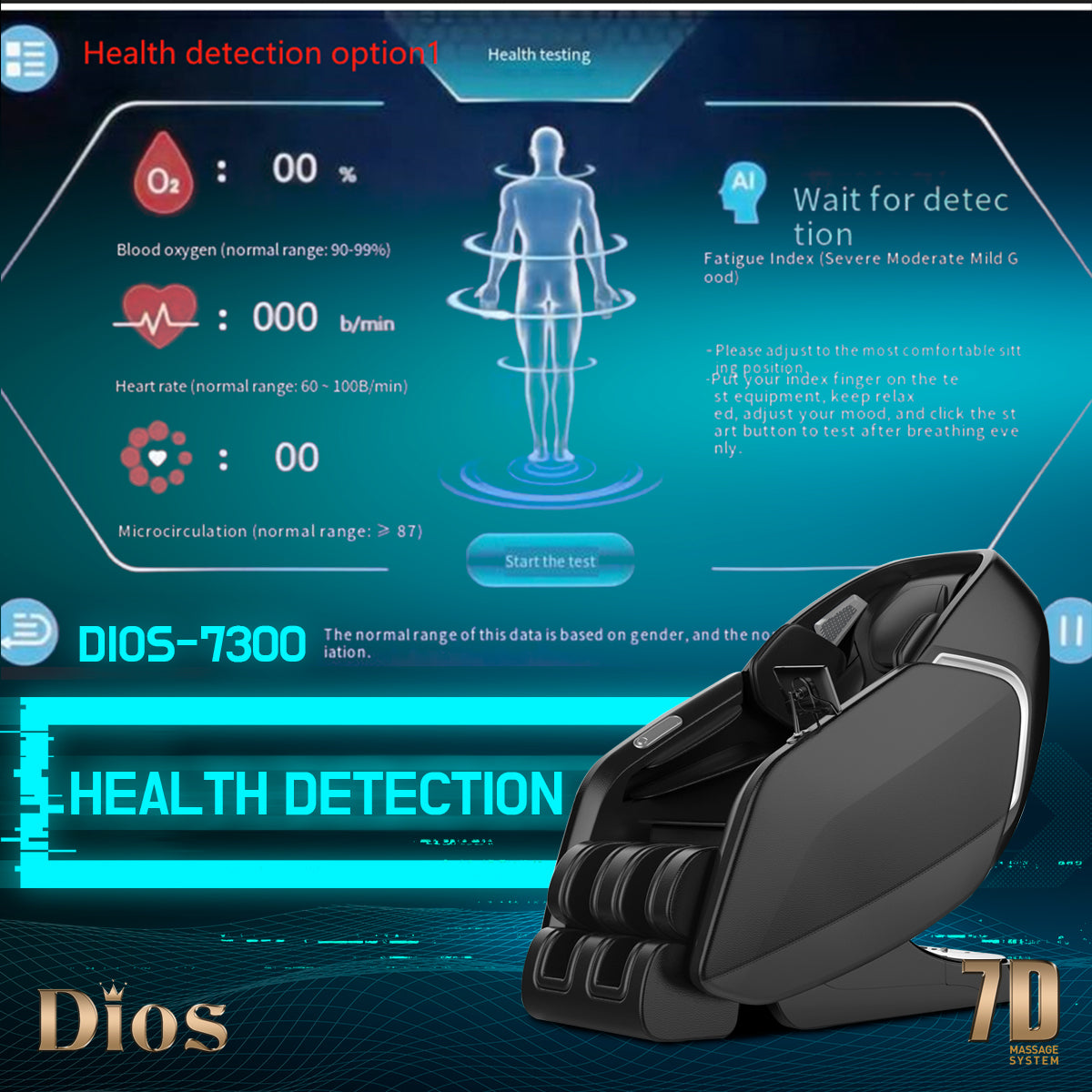 Kahuna Dios-7300 7D Massage Chair