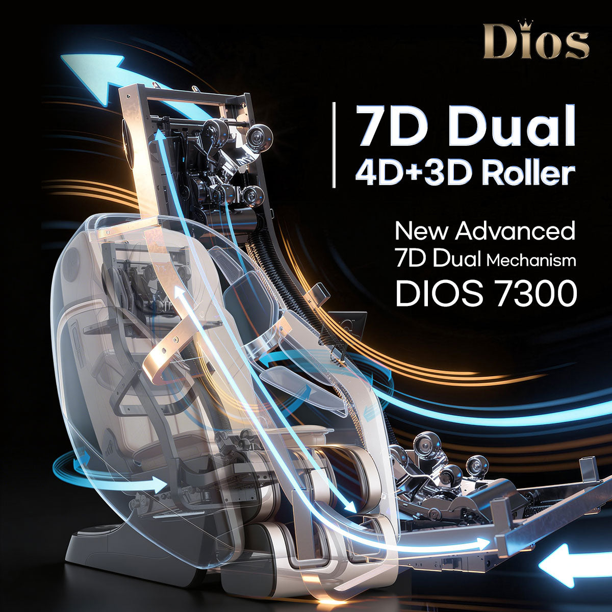 Kahuna Dios-7300 7D Massage Chair