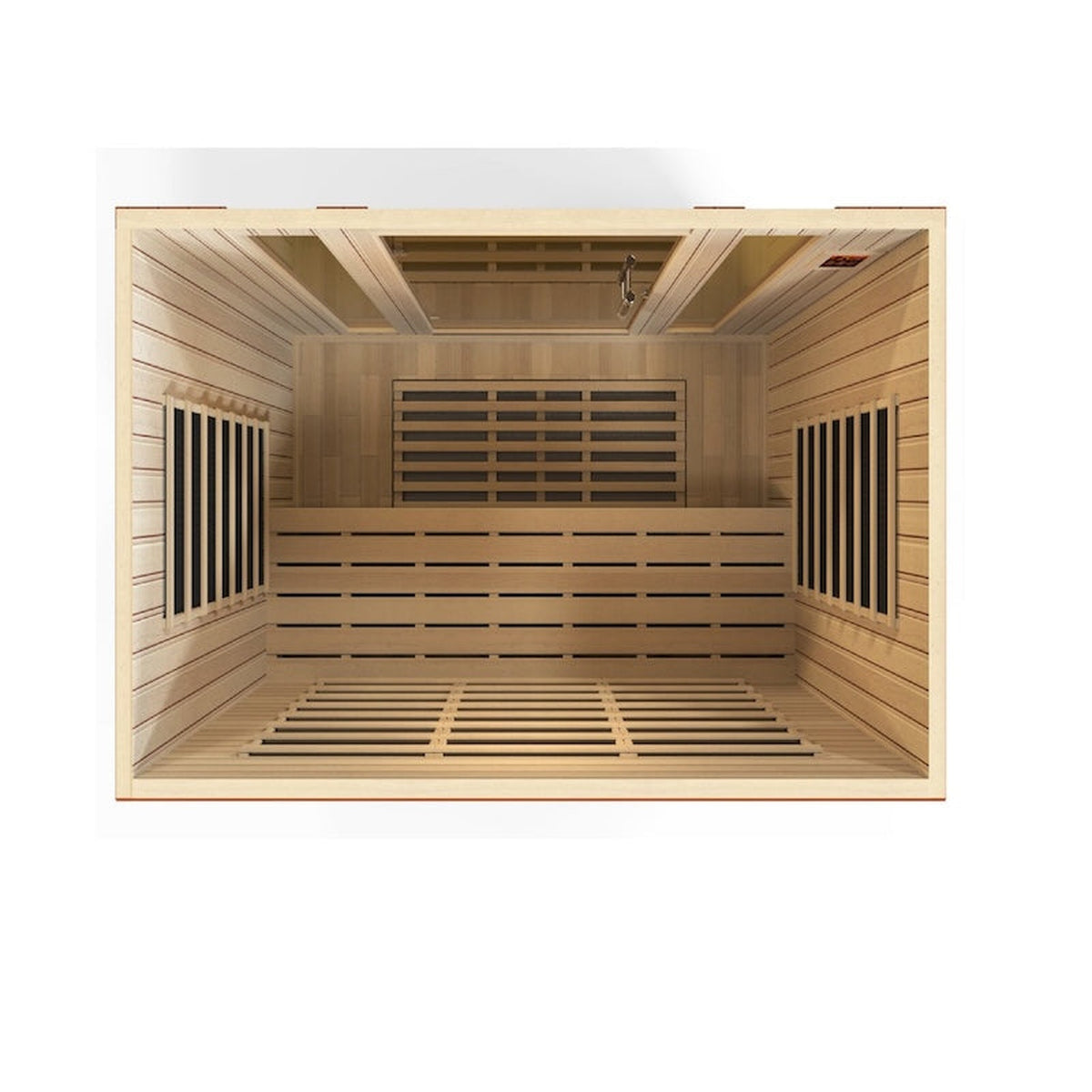 Dynamic Bergamo Elite 4-person Ultra Low EMF FAR Infrared Sauna (Canadian Hemlock)