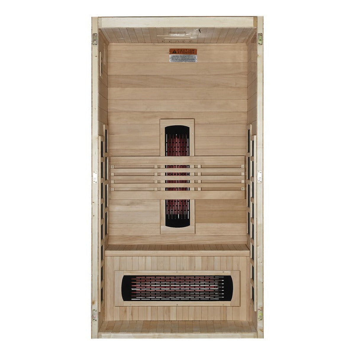 Dynamic Gracia 1-2-Person Full Spectrum Near Zero EMF FAR Infrared Sauna (Canadian Hemlock)
