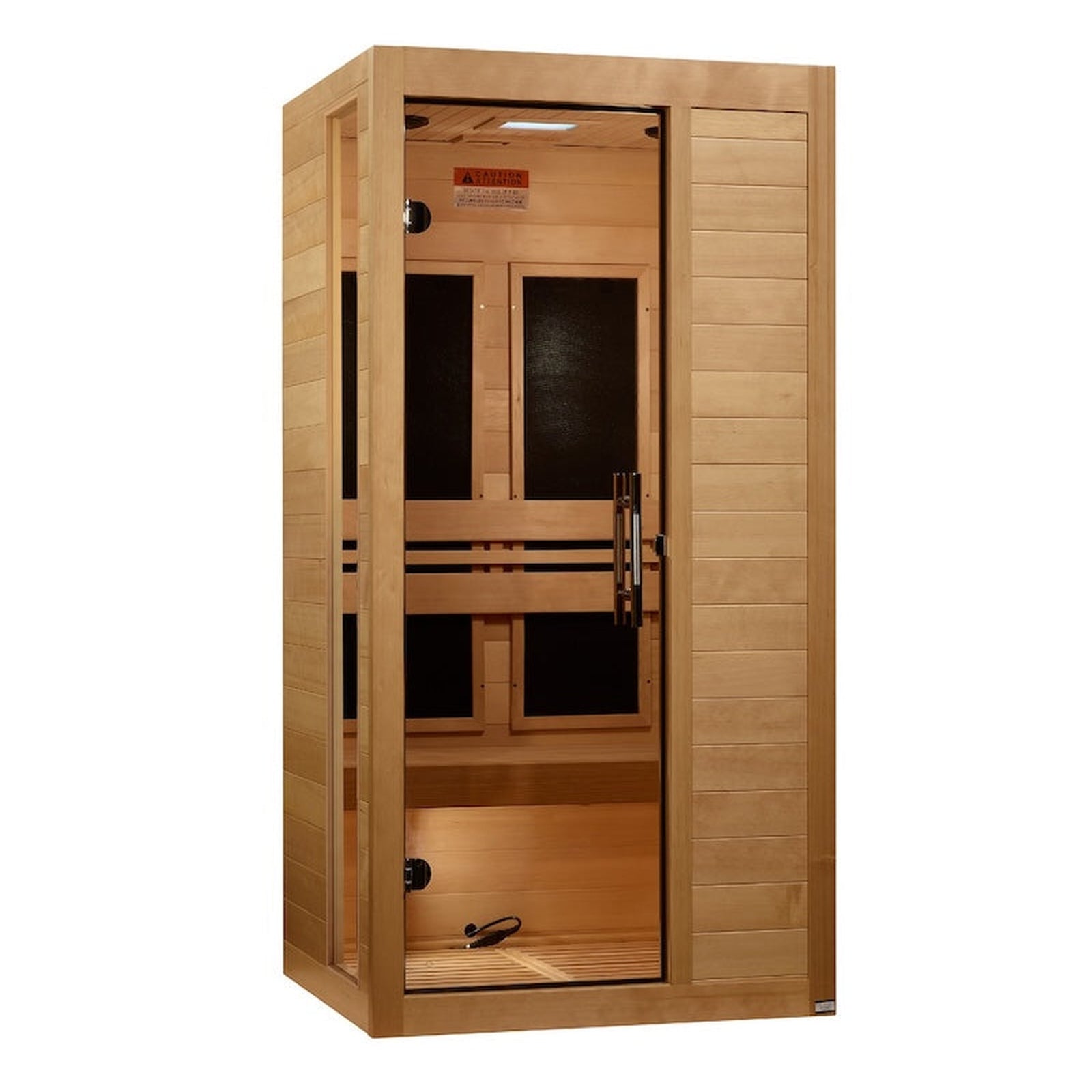Dynamic Veneto 1-2-person Low EMF FAR Infrared Sauna (Canadian Hemlock)