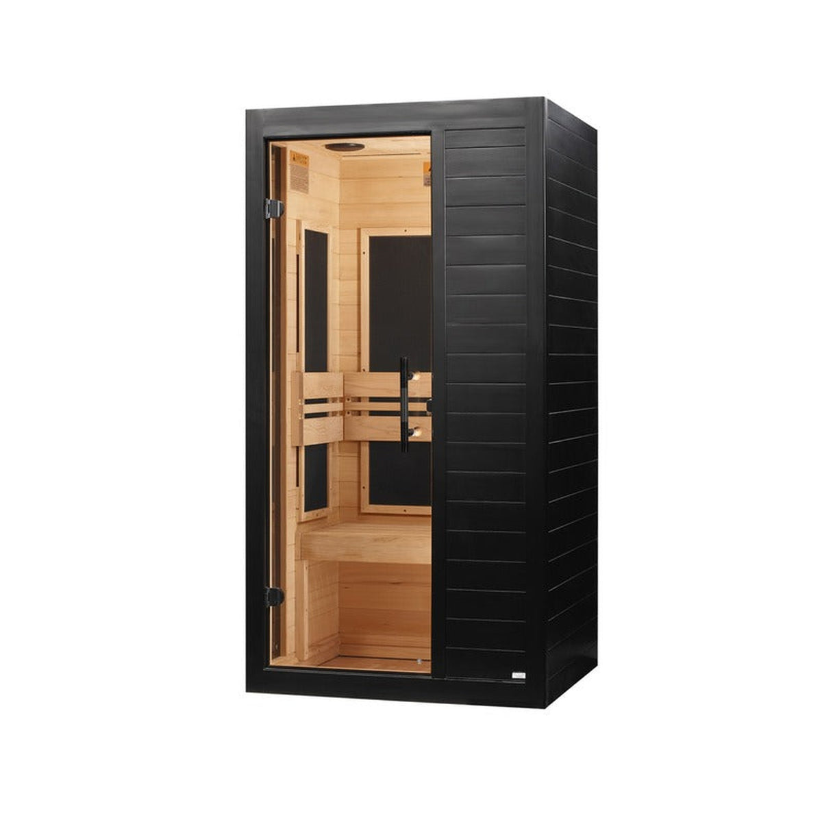 Dynamic Veneto 1-2-person Low EMF FAR Infrared Sauna (Canadian Hemlock)
