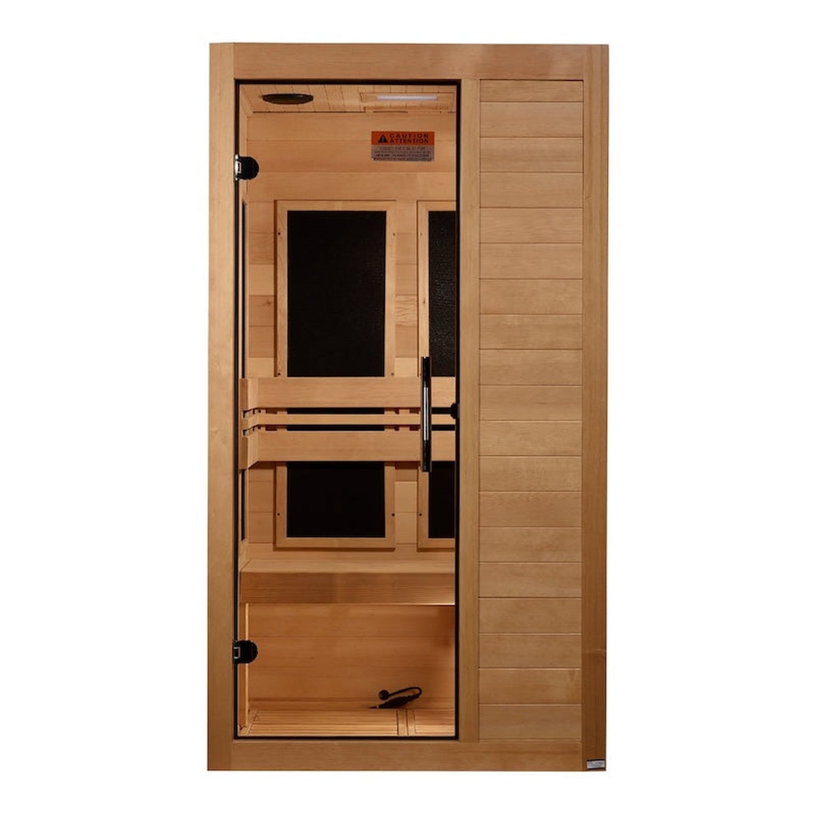 Dynamic Veneto Elite 1-2-person Ultra Low EMF FAR Infrared Sauna (Canadian Hemlock)