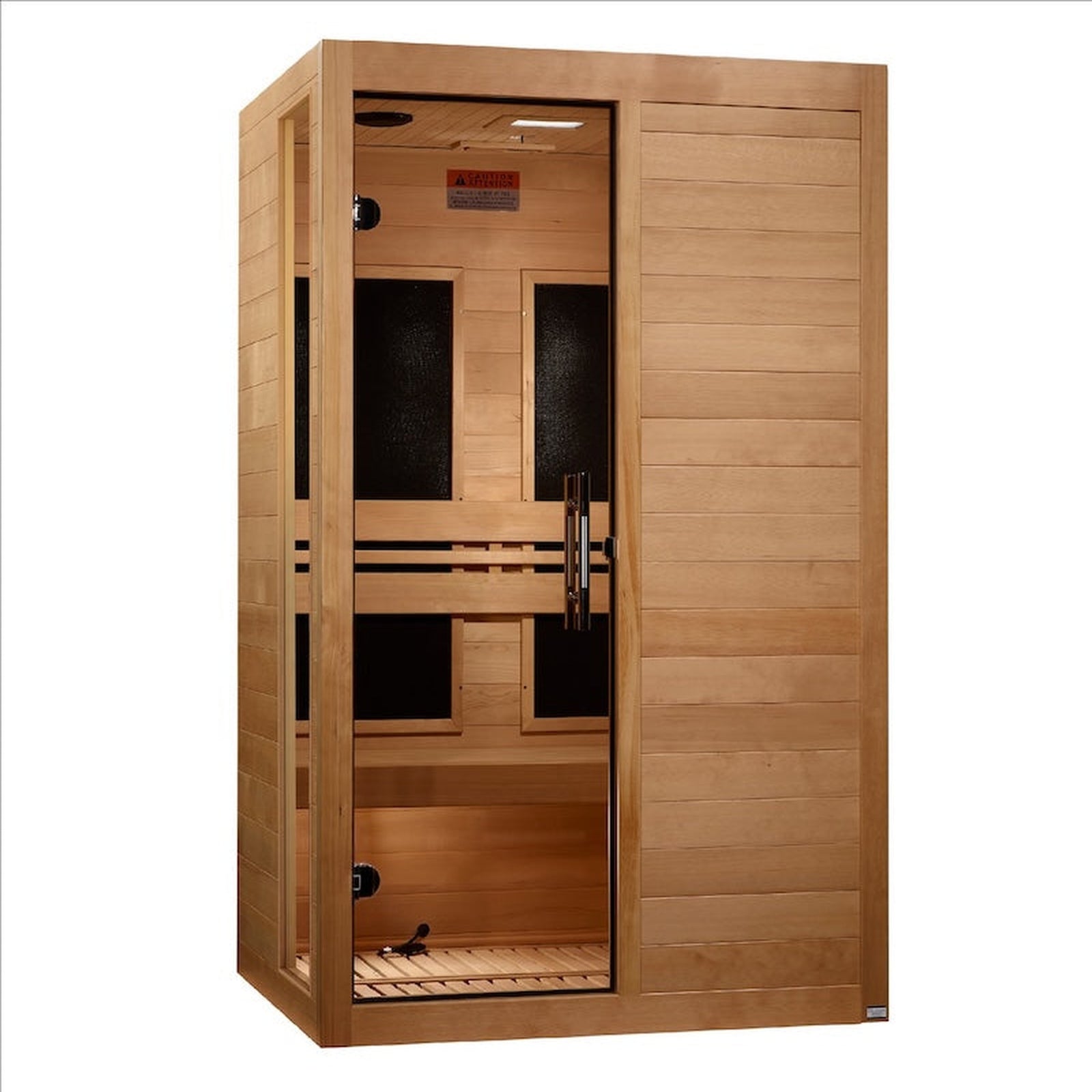 Dynamic Lucca Elite 2-person Ultra Low EMF FAR Infrared Sauna (Canadian Hemlock)