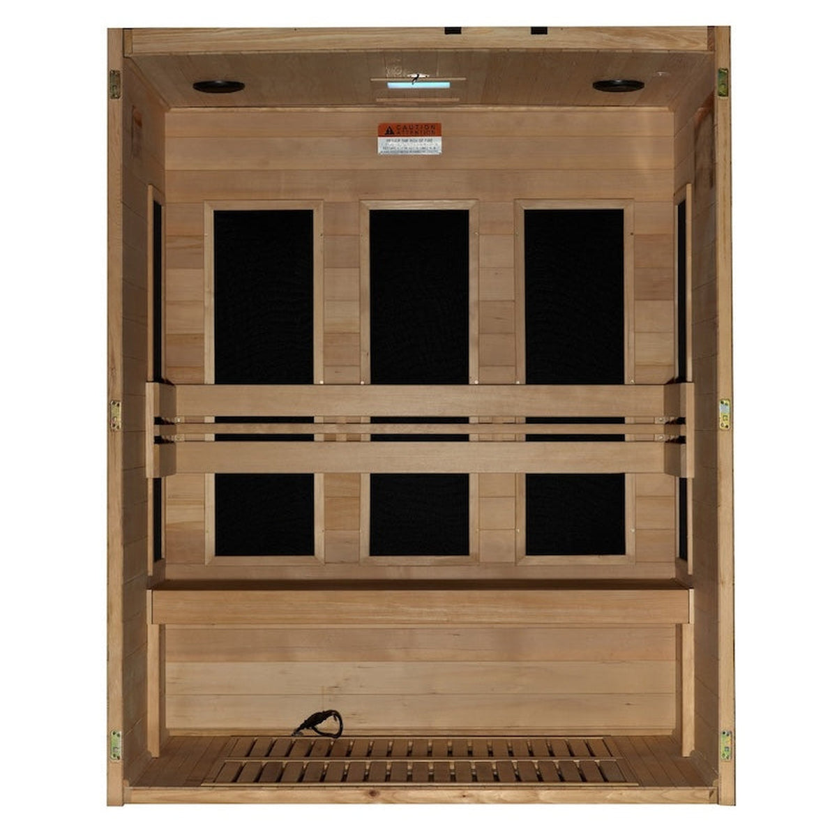 Dynamic Toscana Elite 3-person Ultra Low EMF FAR Infrared Sauna (Canadian Hemlock)