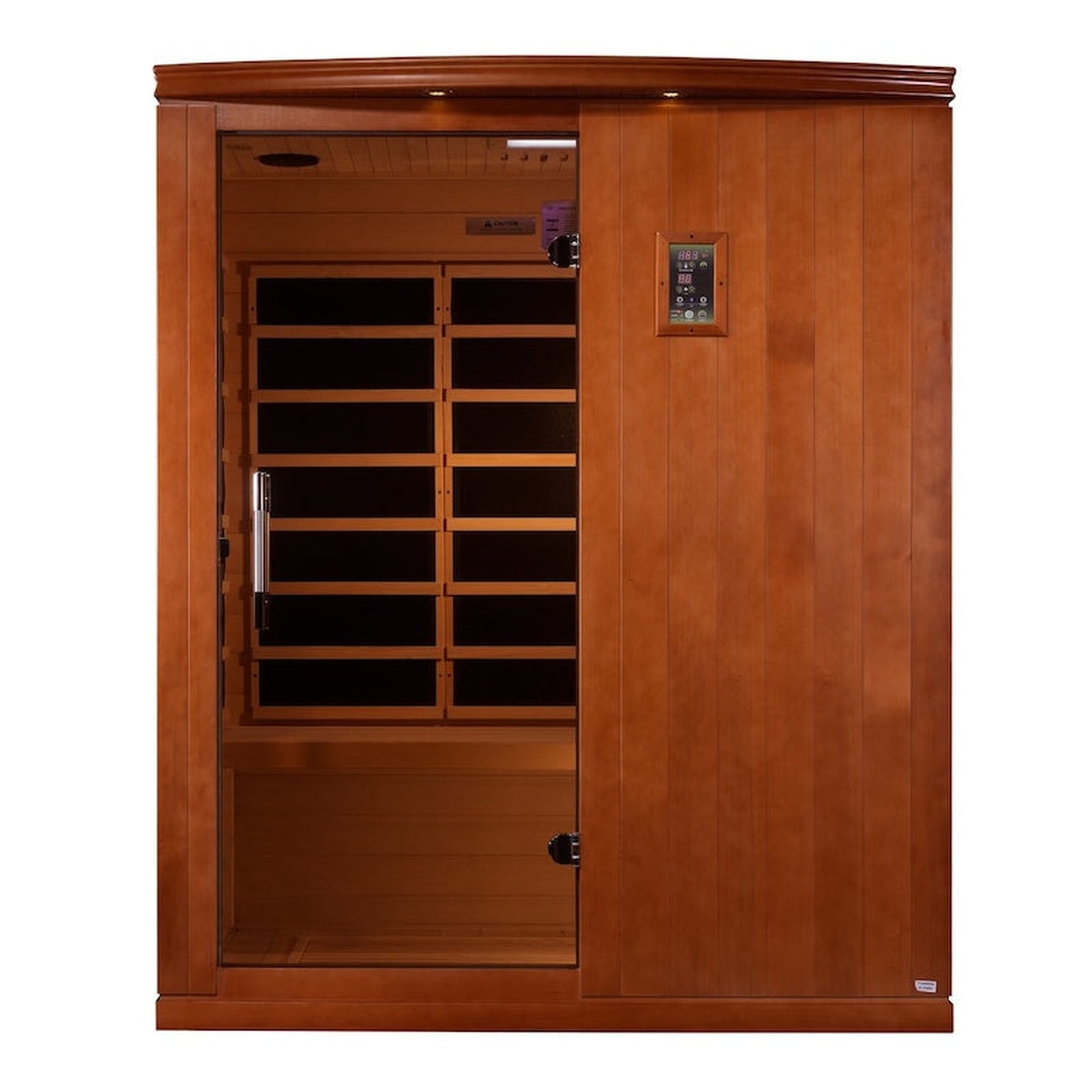 Dynamic Madrid Elite 3-person Ultra Low EMF FAR Infrared Sauna (Canadian Hemlock)