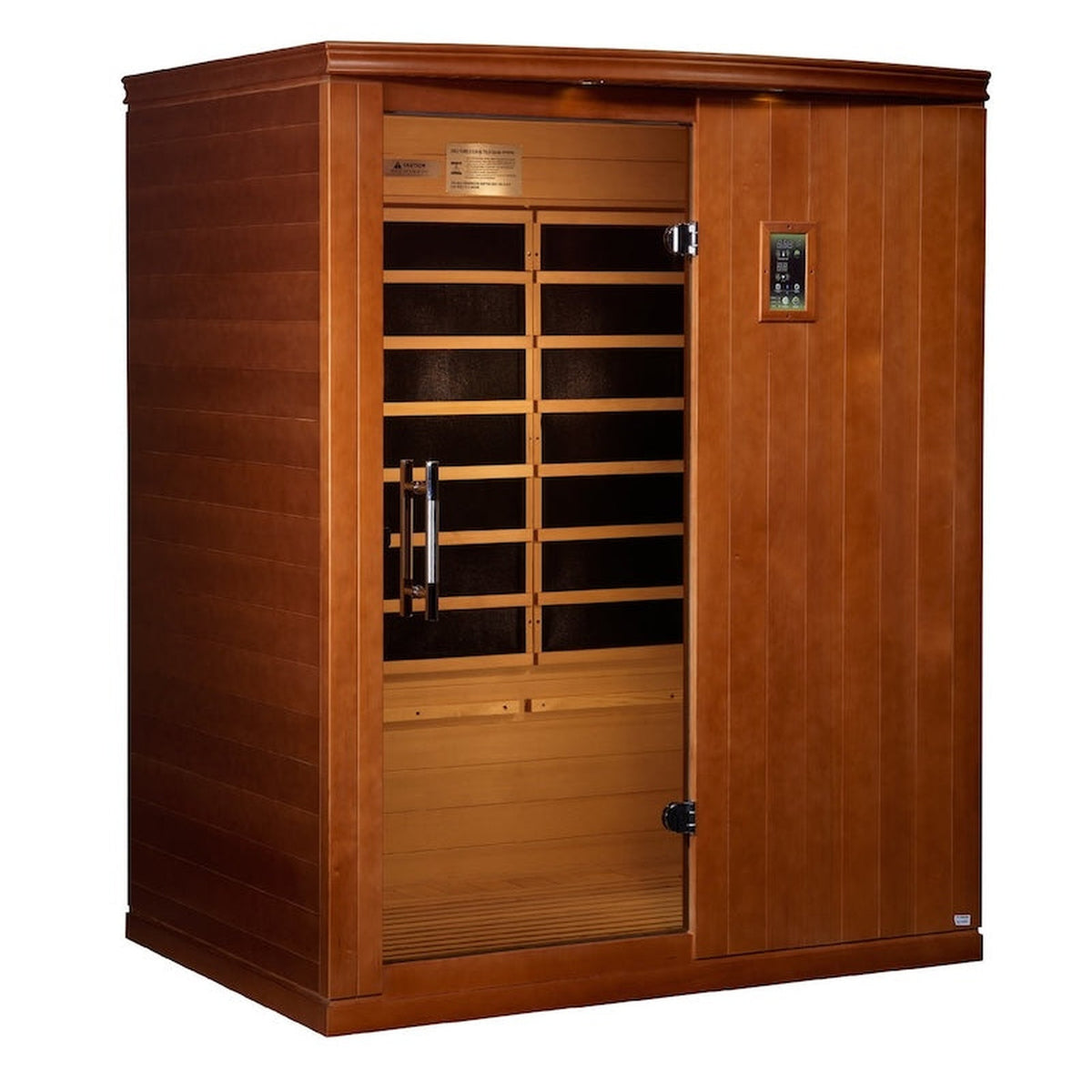 Dynamic Madrid Elite 3-person Ultra Low EMF FAR Infrared Sauna (Canadian Hemlock)
