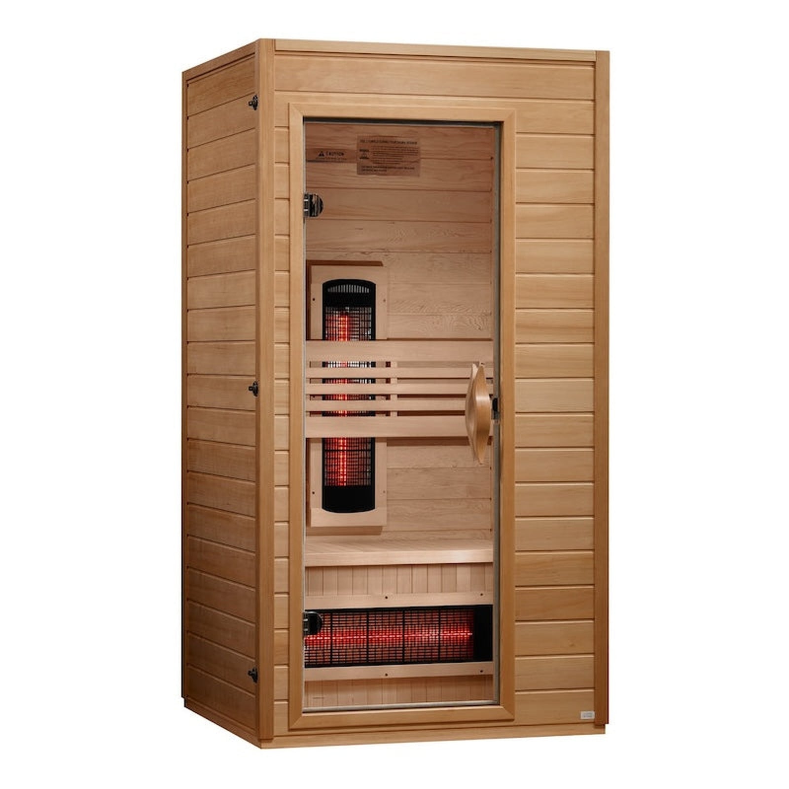 Dynamic Martin 1-2-Person Full Spectrum Near Zero EMF FAR Infrared Sauna (Canadian Hemlock)