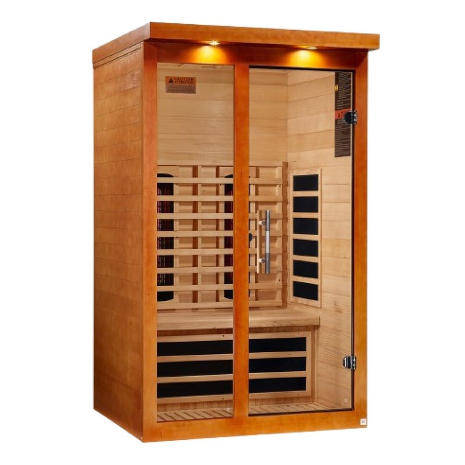 Dynamic Llumeneres 2-Person Full Spectrum Near Zero EMF FAR Infrared Sauna (Canadian Hemlock)